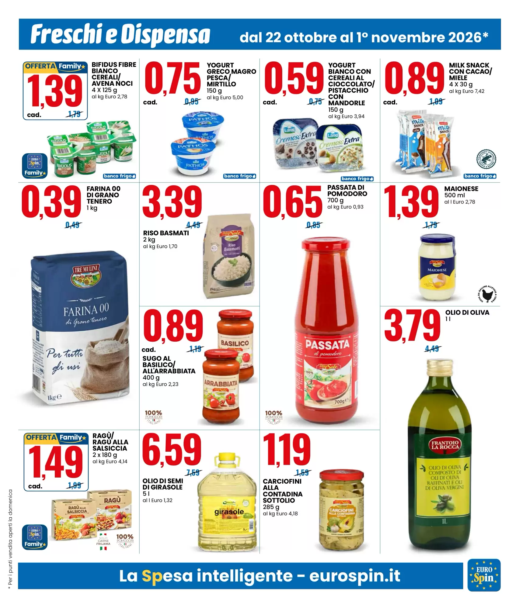 Volantino promozionale Eurospin  valide dal 22/10/2026 - Pagina 3.
