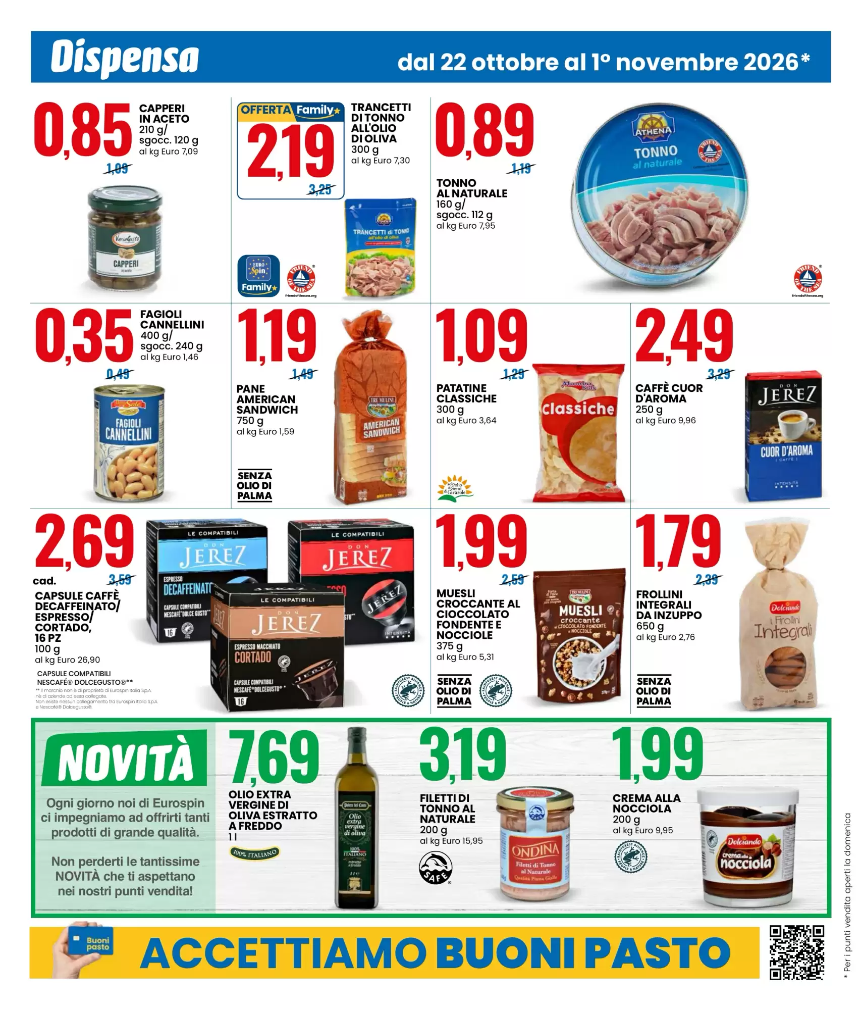 Volantino promozionale Eurospin  valide dal 22/10/2026 - Pagina 4.
