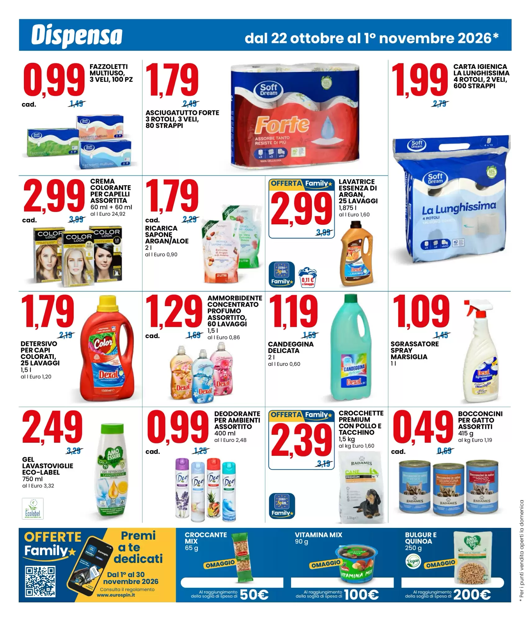 Volantino promozionale Eurospin  valide dal 22/10/2026 - Pagina 6.