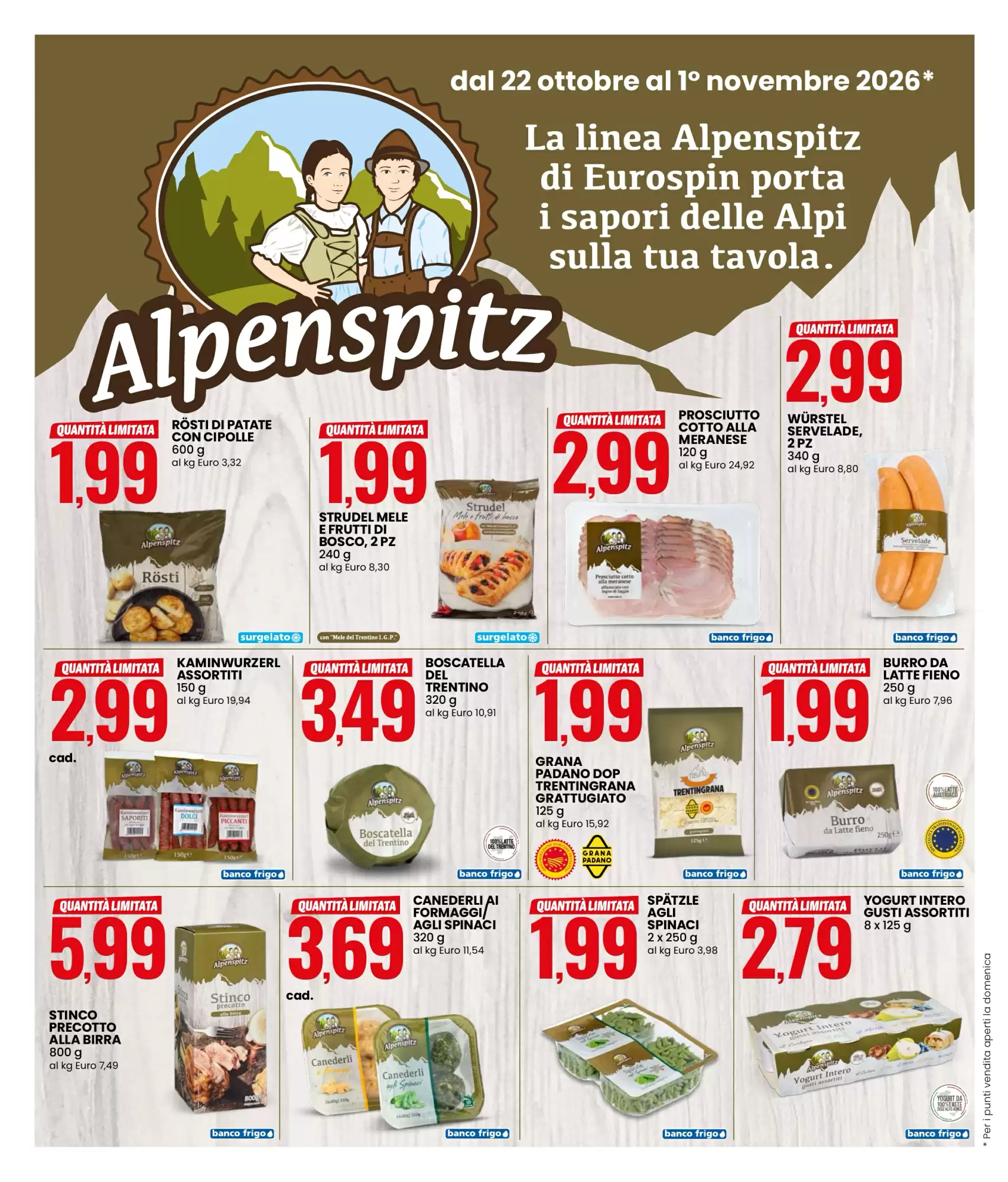 Volantino promozionale Eurospin  valide dal 22/10/2026 - Pagina 8.