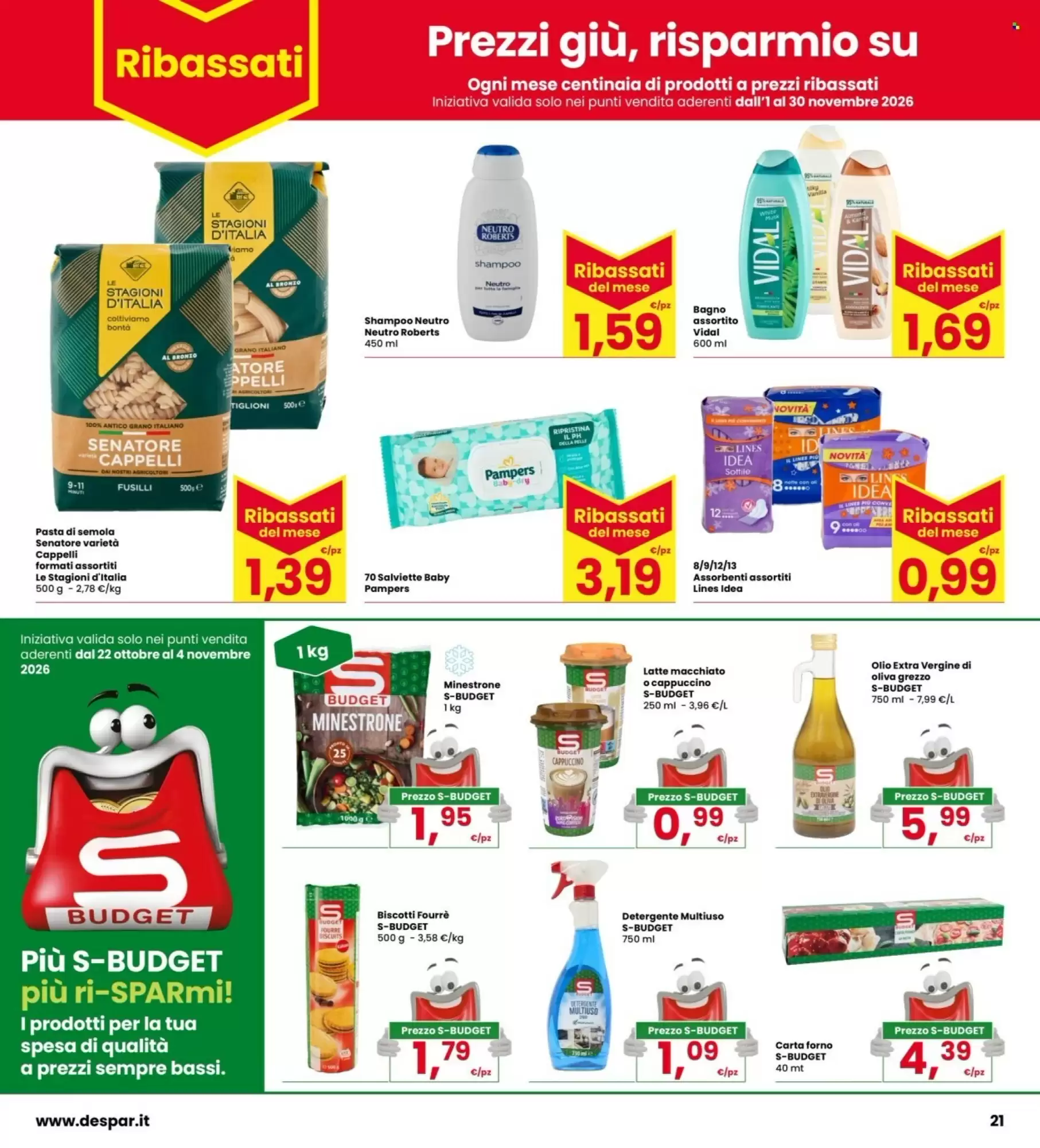 Volantino promozionale Interspar  valide dal 22/10/2026 - Pagina 21.