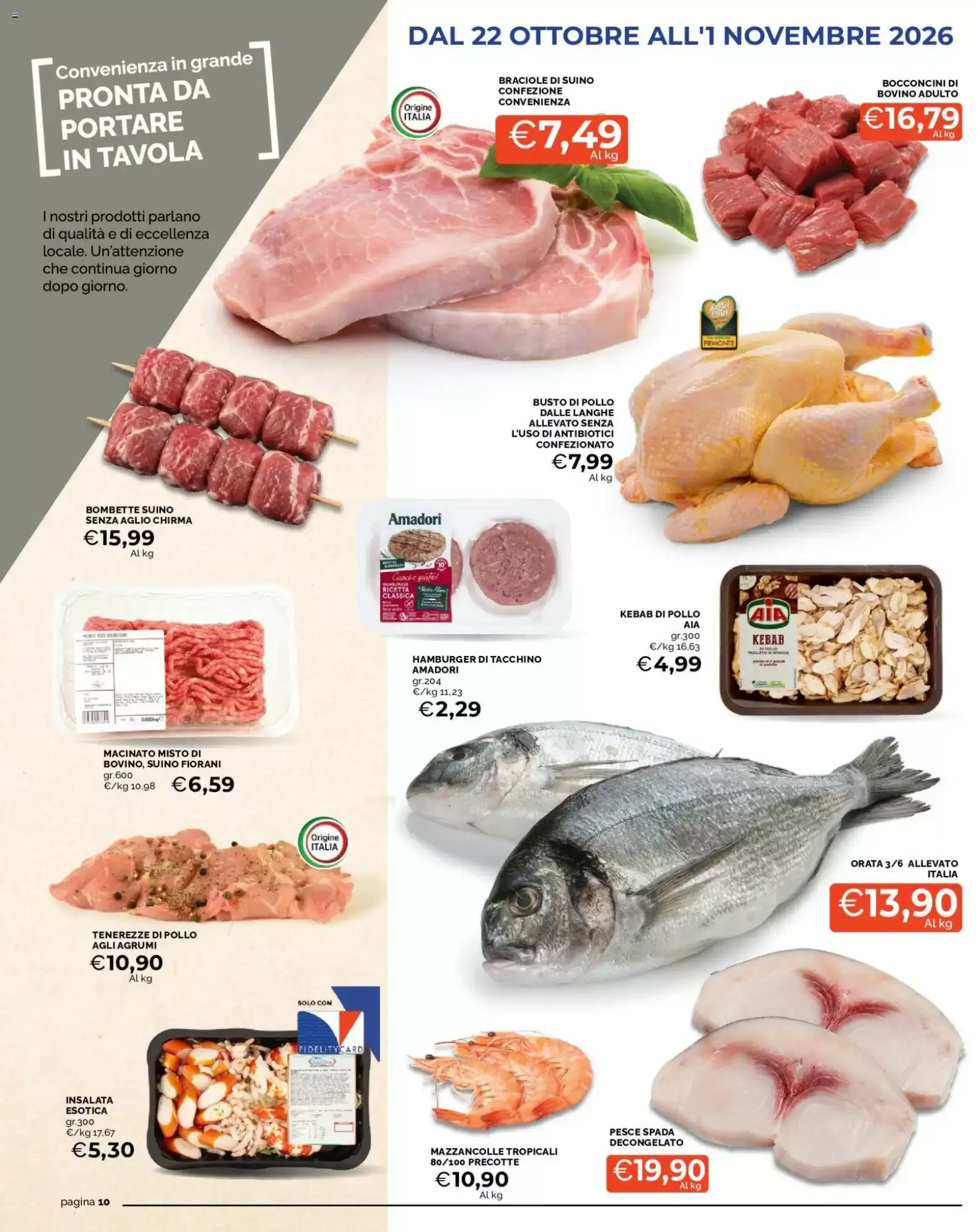 Volantino promozionale Mercatò  valide dal 22/10/2026 - Pagina 10.
