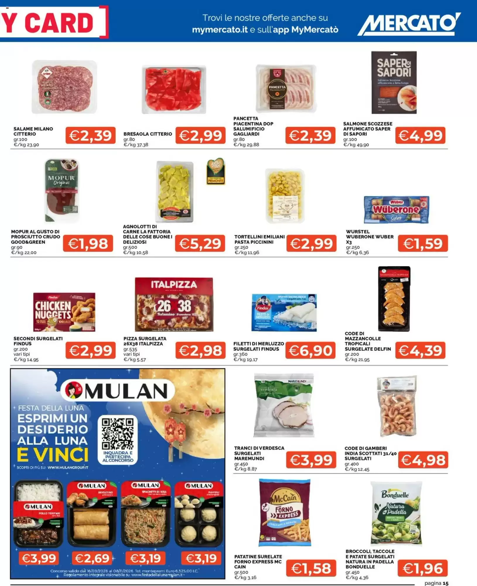 Volantino promozionale Mercatò  valide dal 22/10/2026 - Pagina 15.