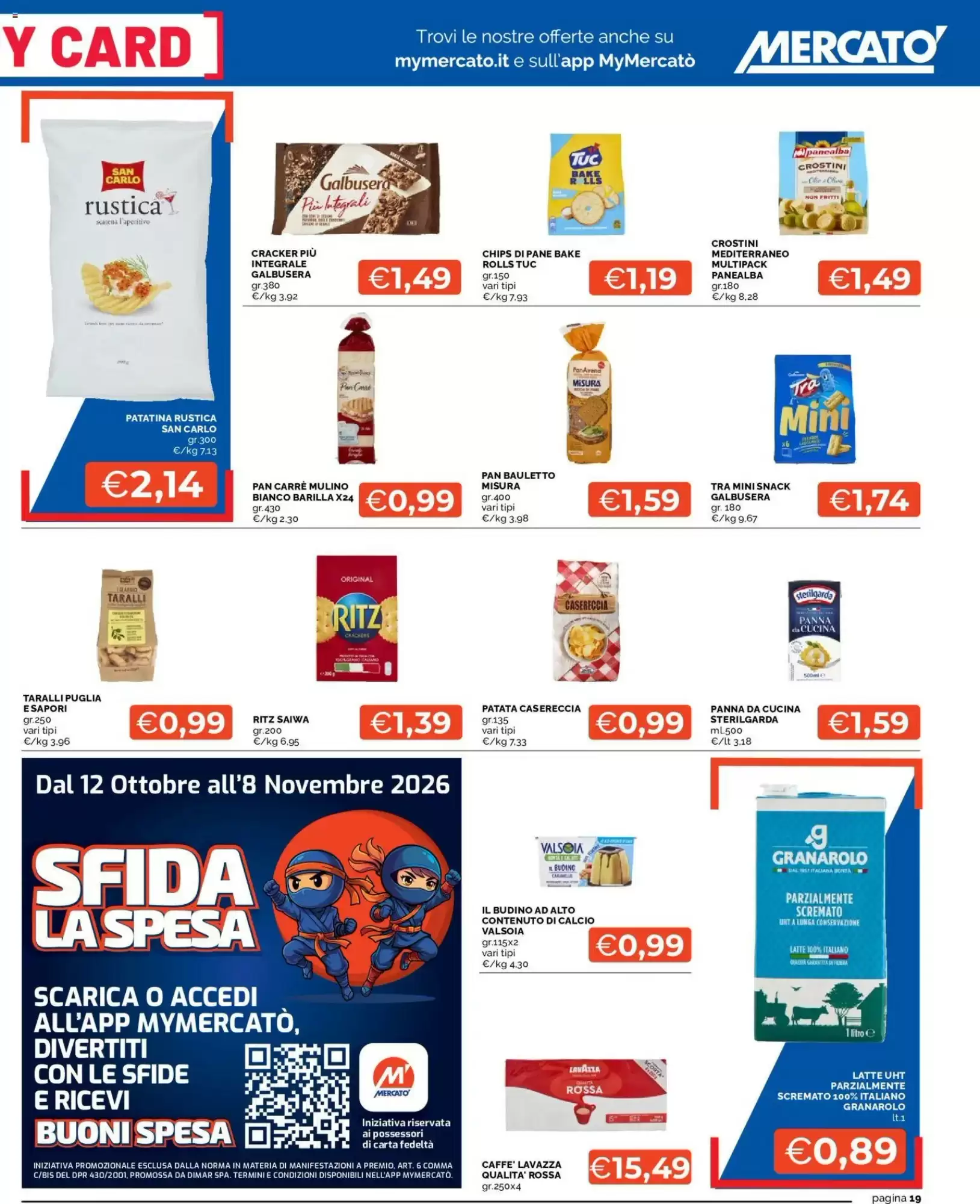 Volantino promozionale Mercatò  valide dal 22/10/2026 - Pagina 19.