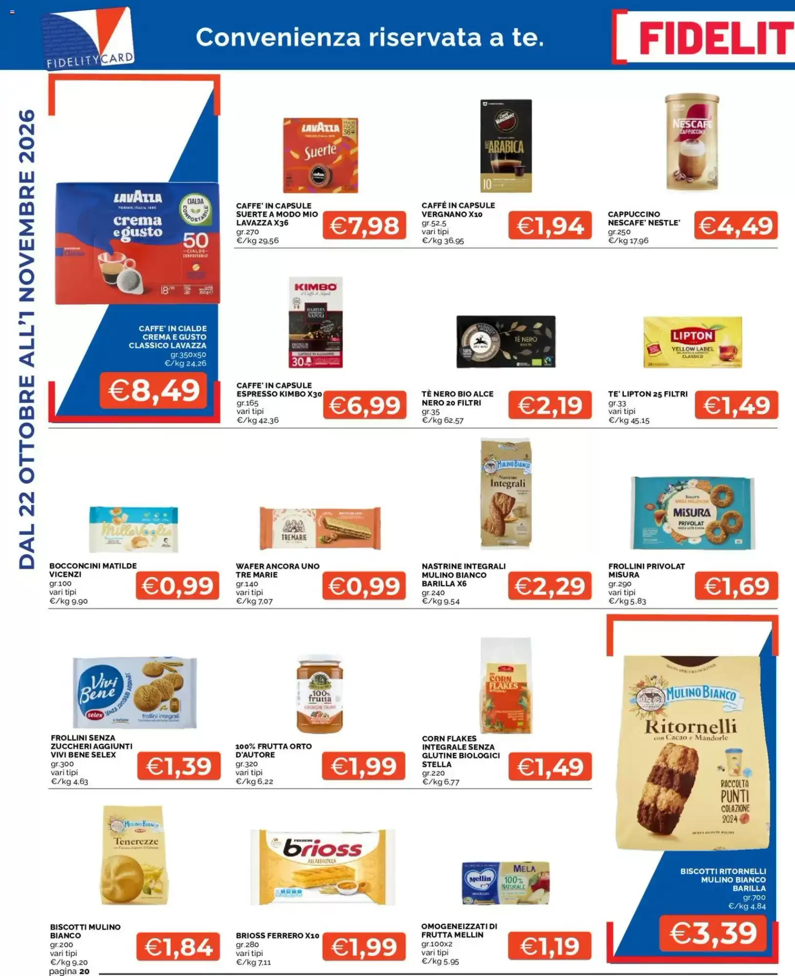 Volantino promozionale Mercatò  valide dal 22/10/2026 - Pagina 20.