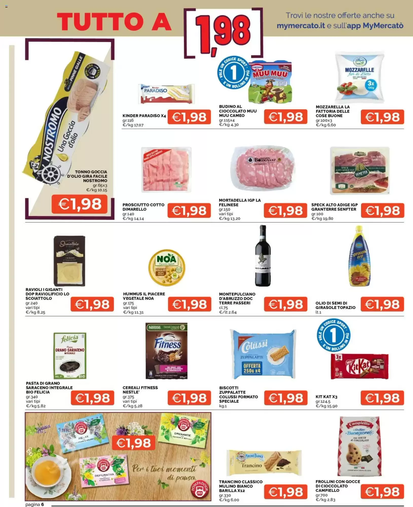 Volantino promozionale Mercatò  valide dal 22/10/2026 - Pagina 6.