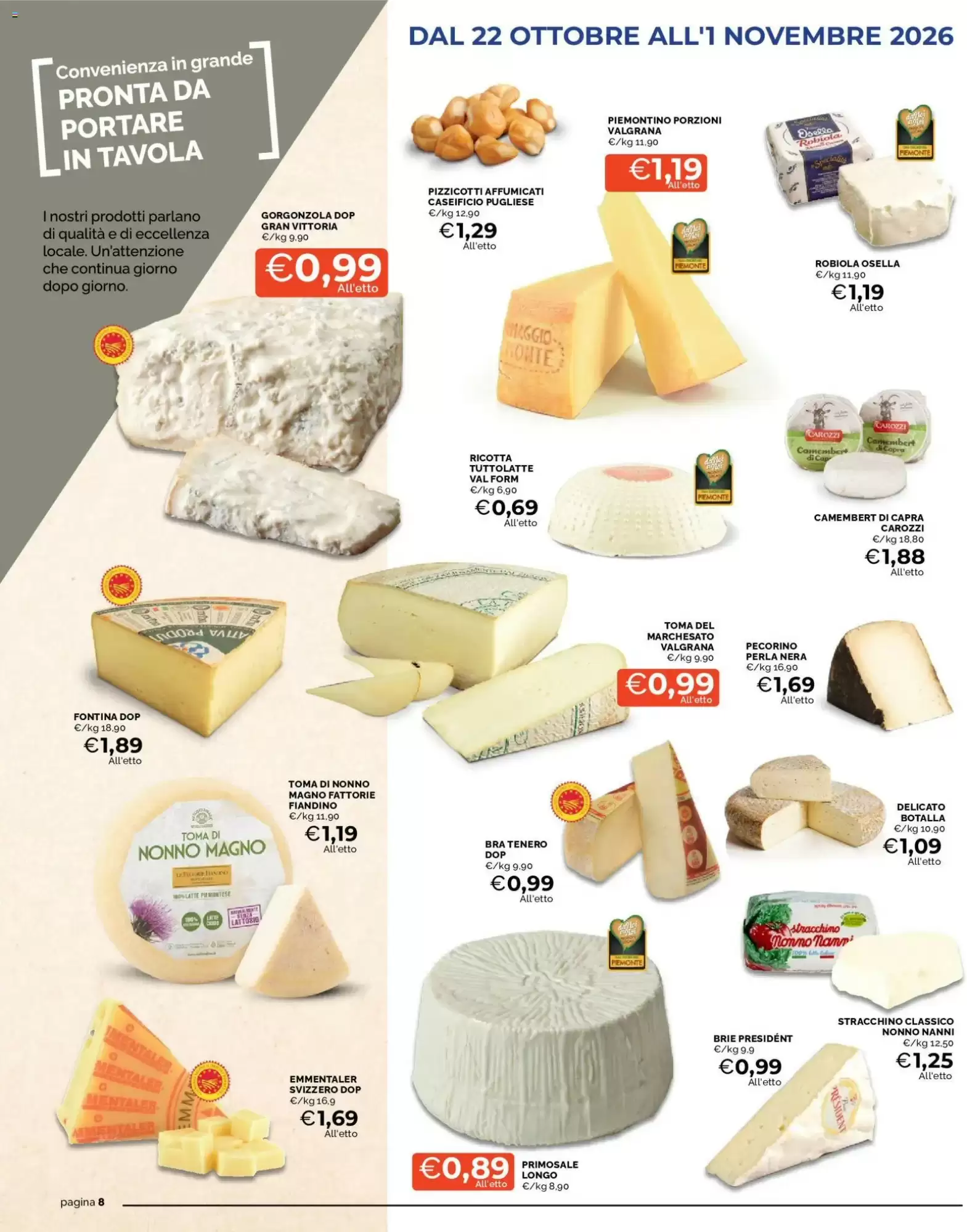 Volantino promozionale Mercatò  valide dal 22/10/2026 - Pagina 8.