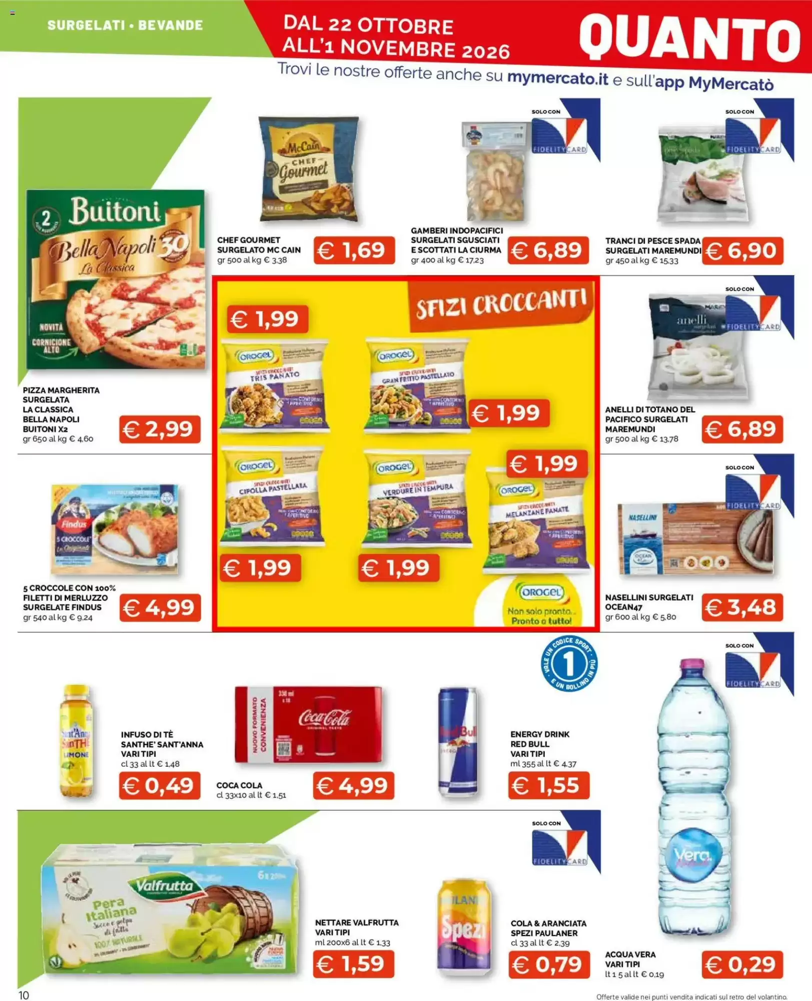Volantino promozionale Mercatò Extra  valide dal 22/10/2026 - Pagina 10.