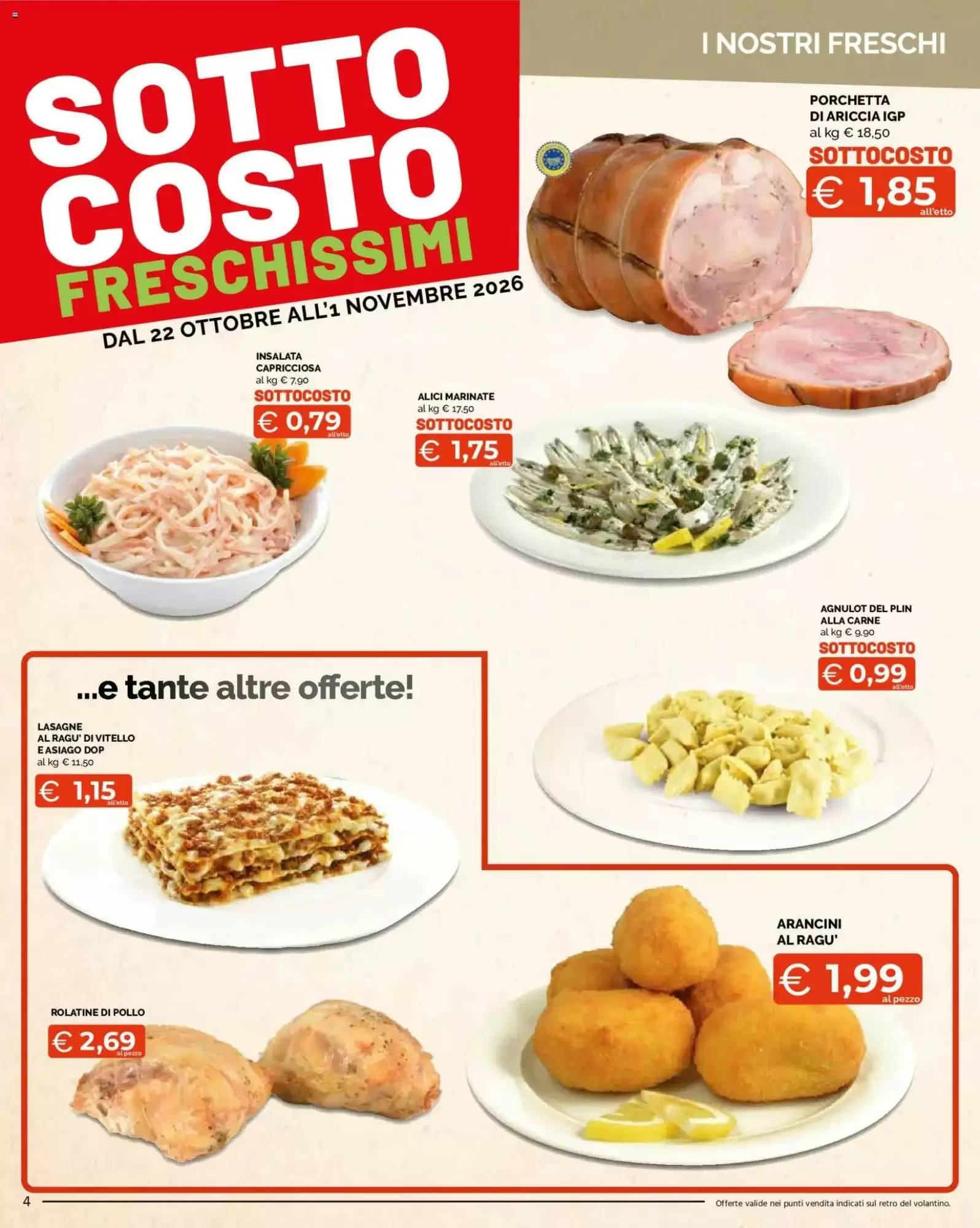 Volantino promozionale Mercatò Extra  valide dal 22/10/2026 - Pagina 4.