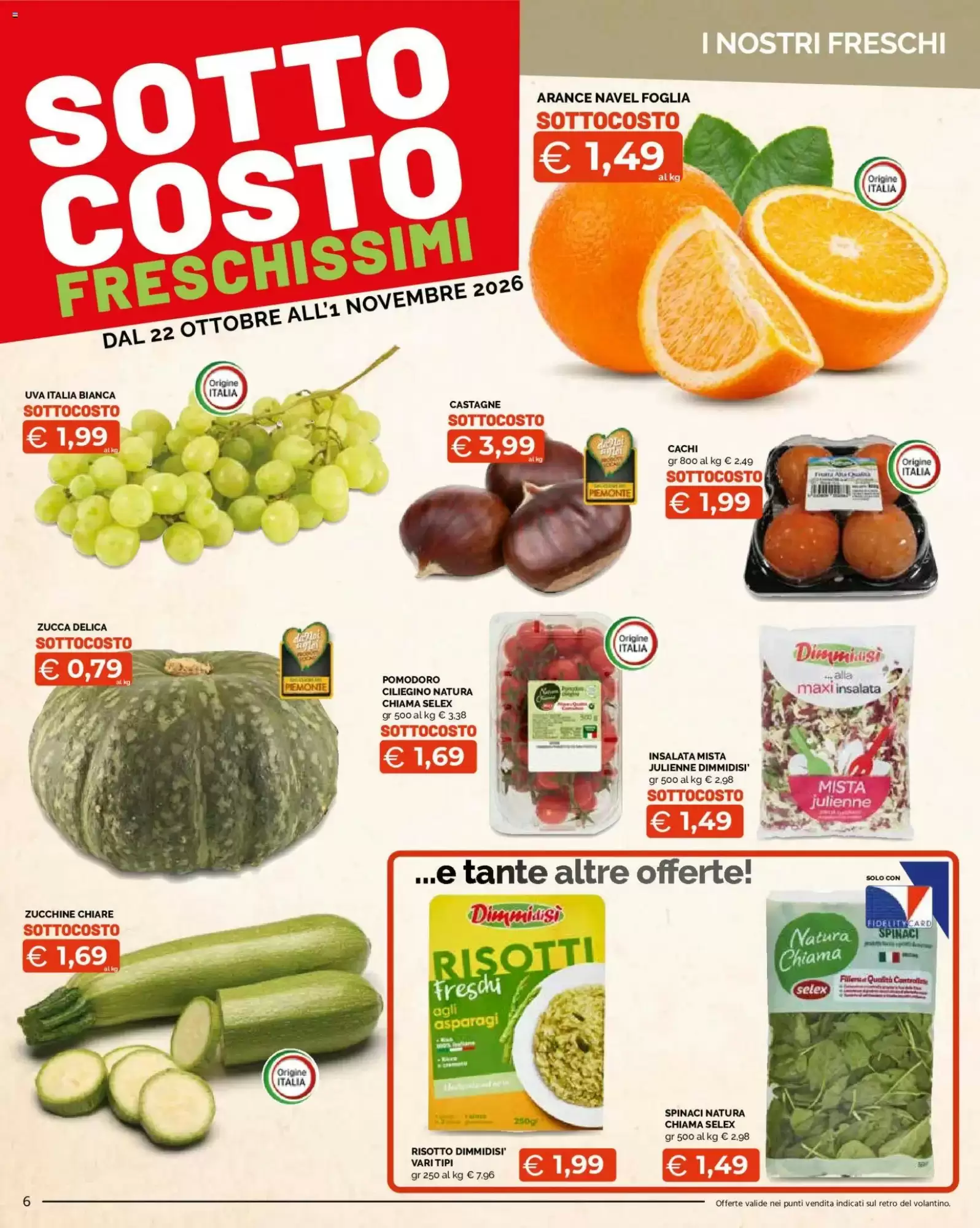 Volantino promozionale Mercatò Extra  valide dal 22/10/2026 - Pagina 6.