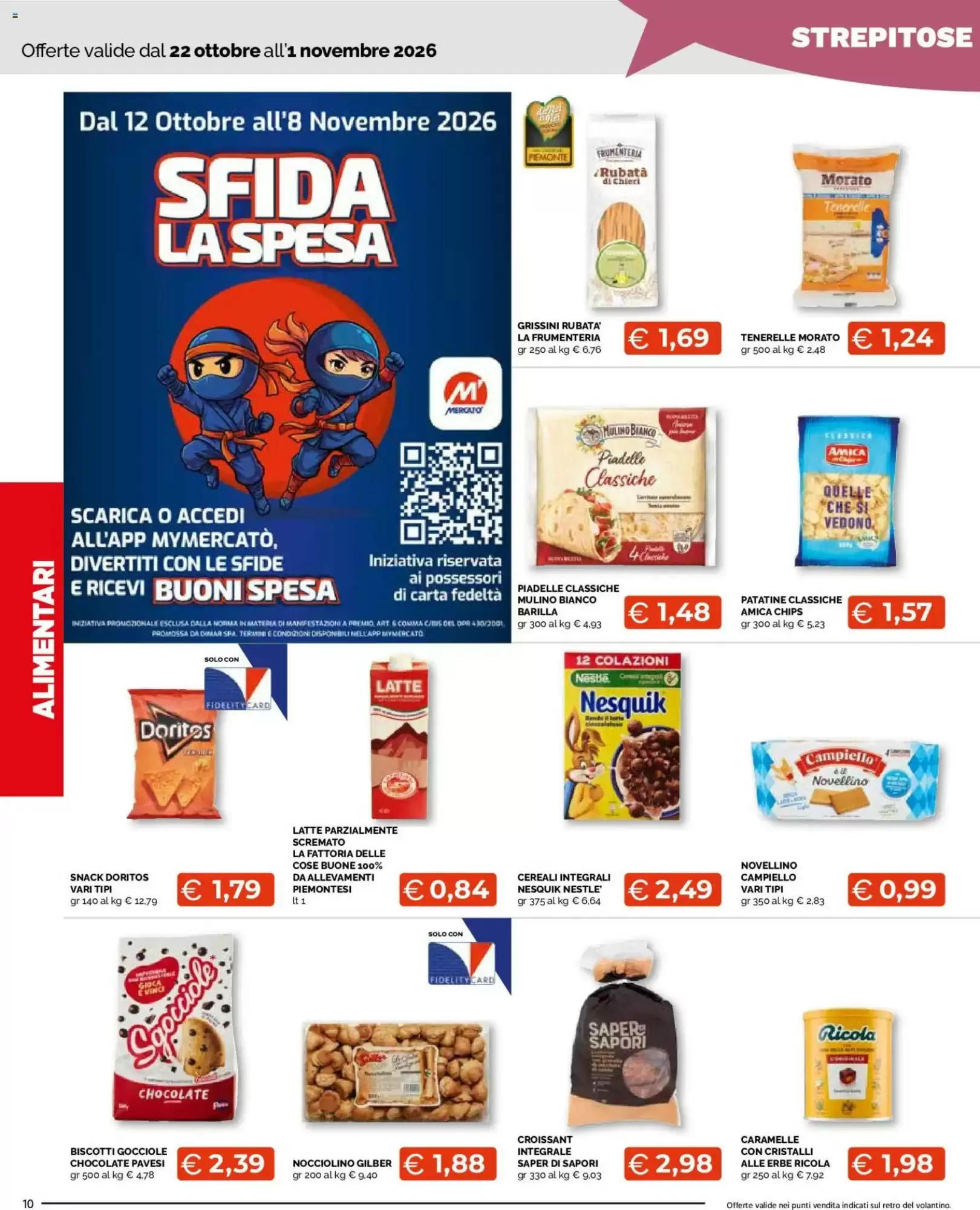 Volantino promozionale Mercatò  valide dal 22/10/2026 - Pagina 10.