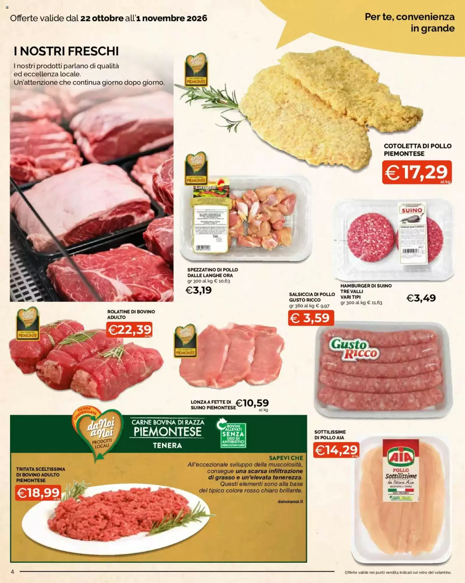 Volantino promozionale Mercatò  valide dal 22/10/2026 - Pagina 4.