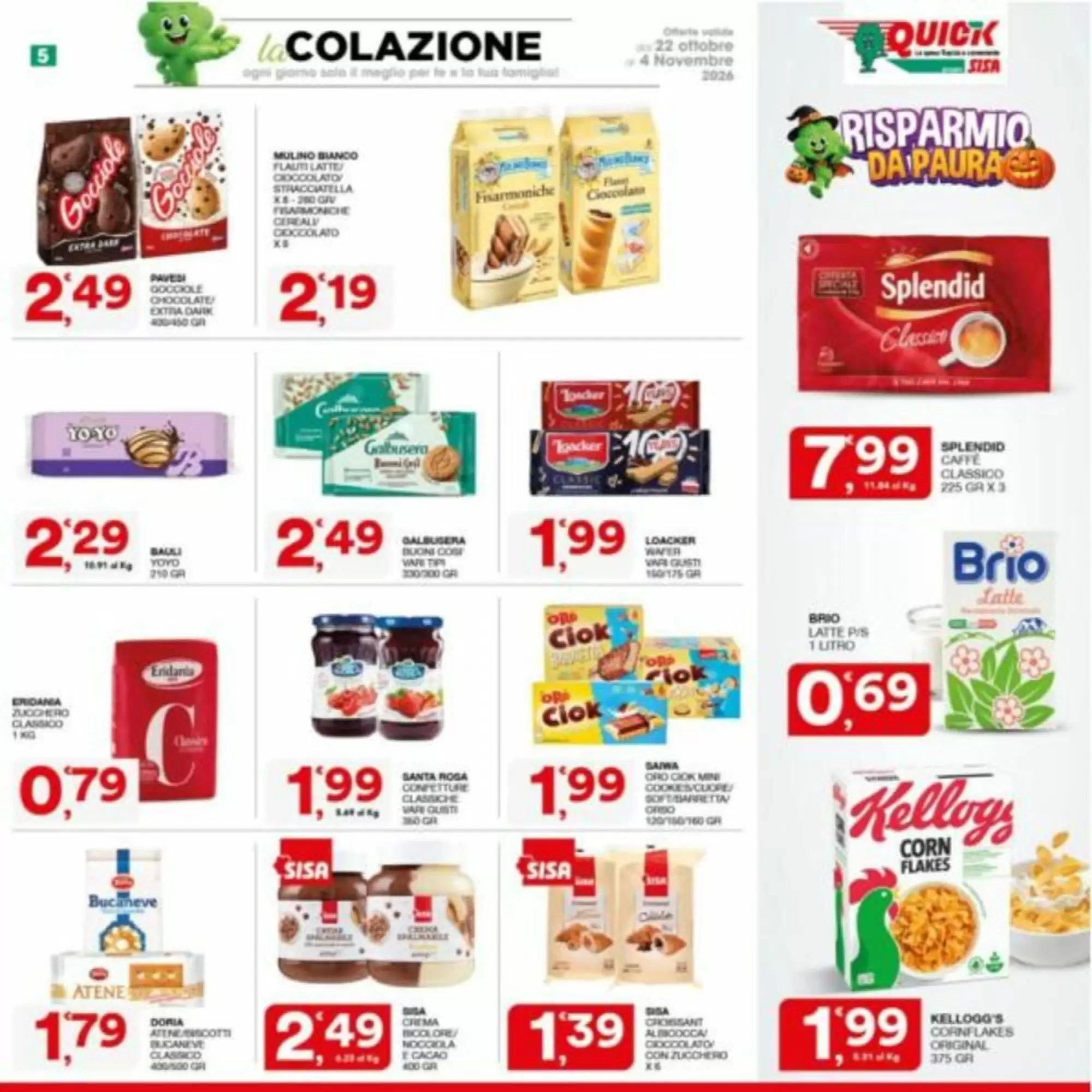 Volantino promozionale Quick Sisa  valide dal 22/10/2026 - Pagina 5.