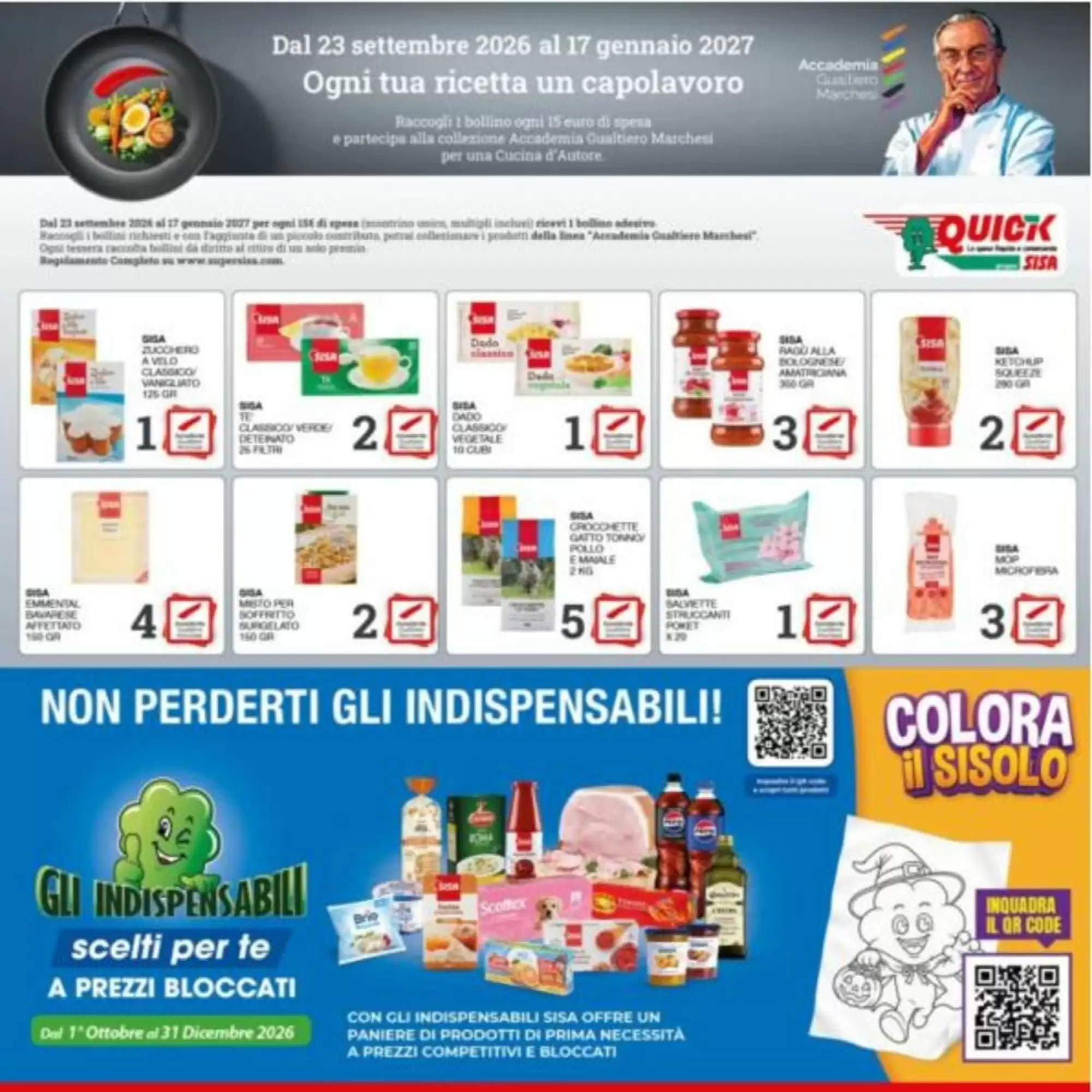 Volantino promozionale Quick Sisa  valide dal 22/10/2026 - Pagina 9.