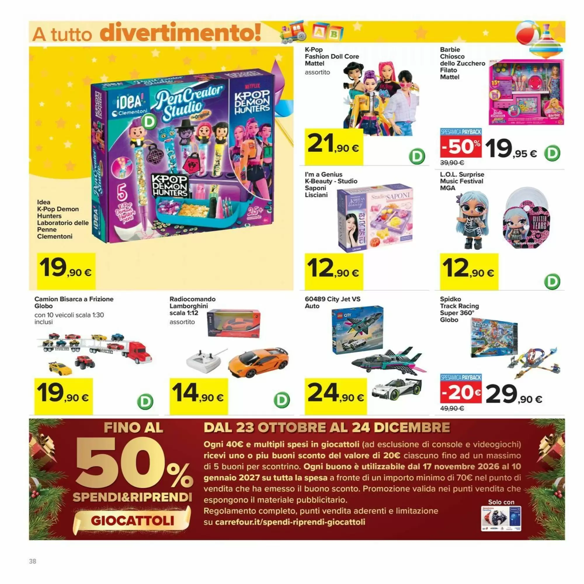 Volantino promozionale Carrefour Iper  valide dal 23/10/2026 - Pagina 38.