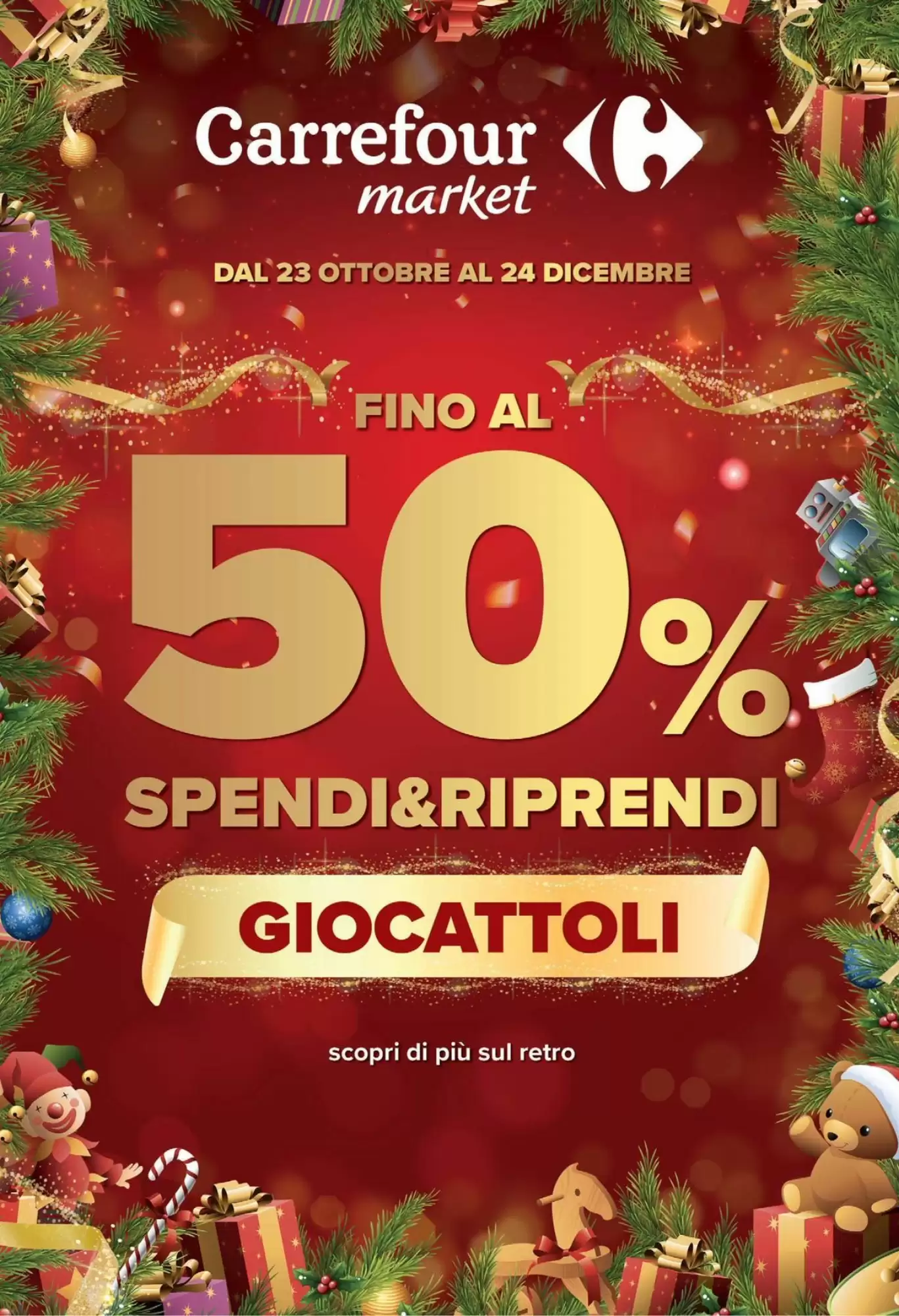 Volantino promozionale Carrefour Market  valide dal 23/10/2026 - Pagina 1.