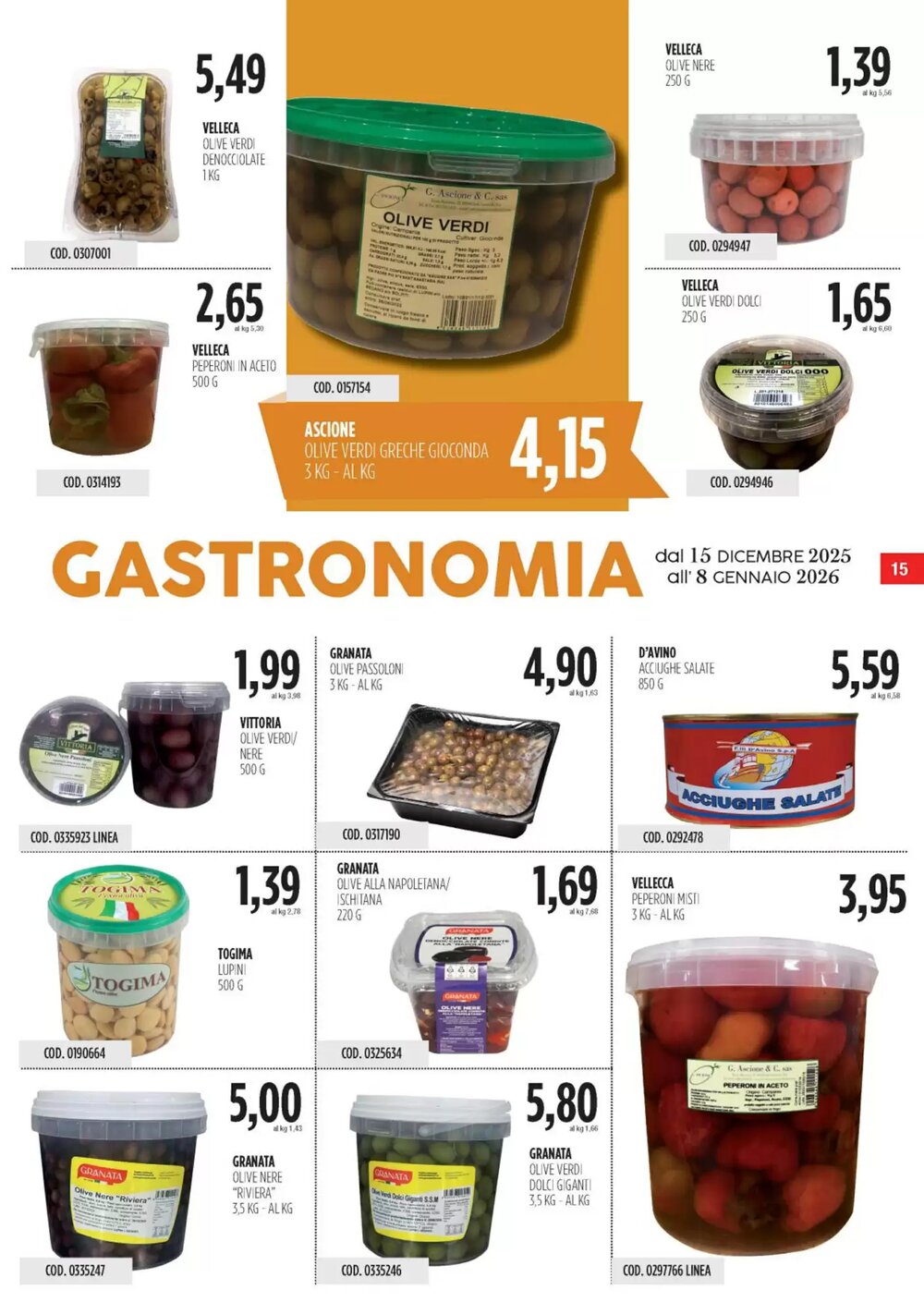 Volantino promozionale Carico Cash & Carry valide dal 15/12/2026 - Pagina 15.