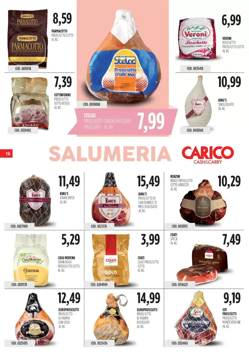 Volantino promozionale Carico Cash & Carry  valide dal 15/12/2026 - Pagina 16.