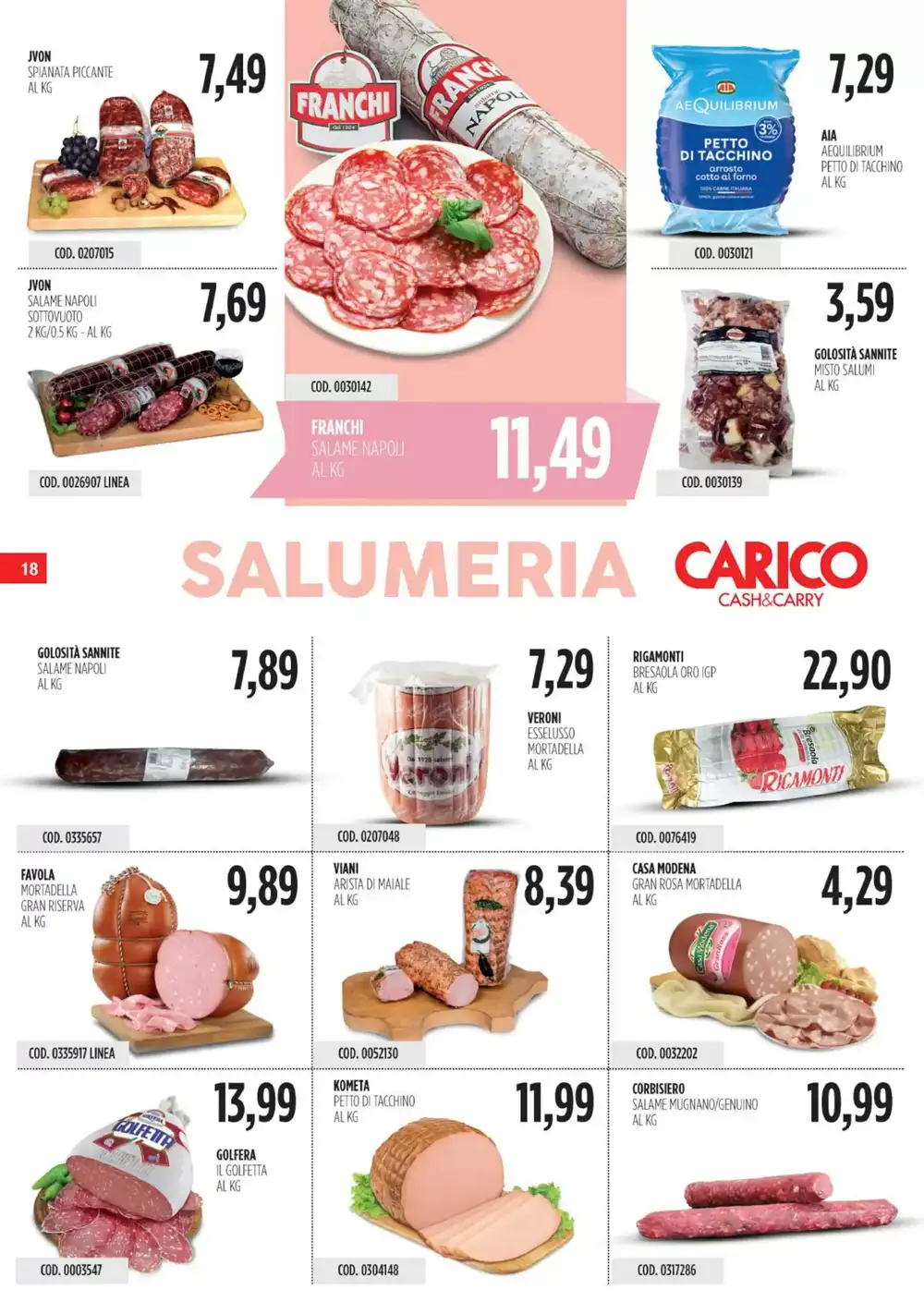 Volantino promozionale Carico Cash & Carry  valide dal 15/12/2026 - Pagina 18.