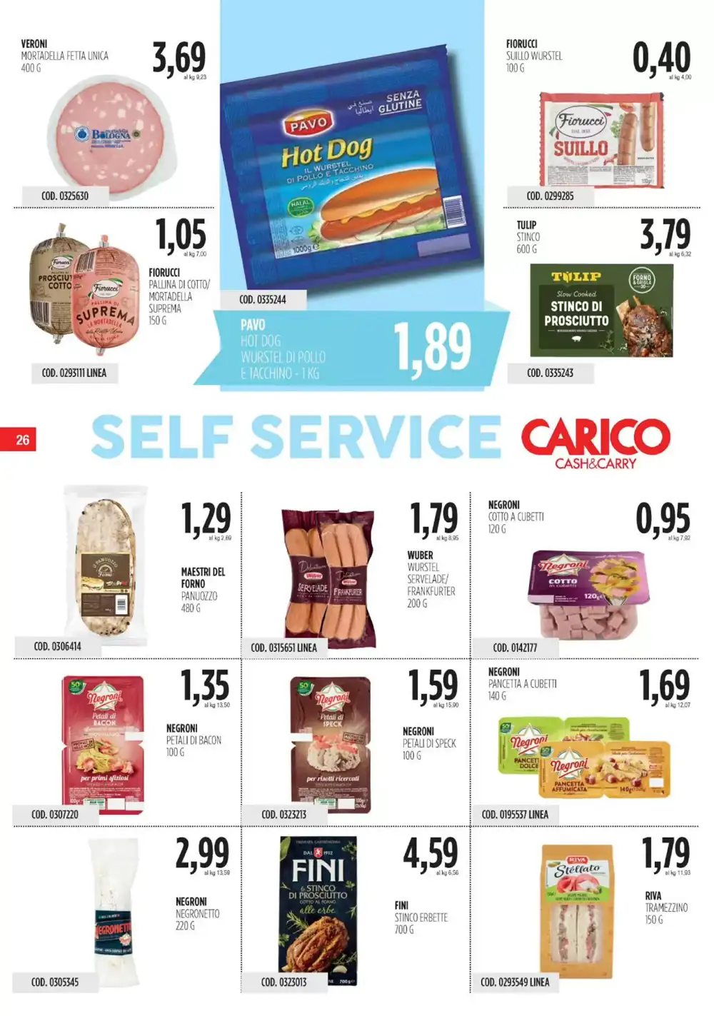 Volantino promozionale Carico Cash & Carry  valide dal 15/12/2026 - Pagina 26.
