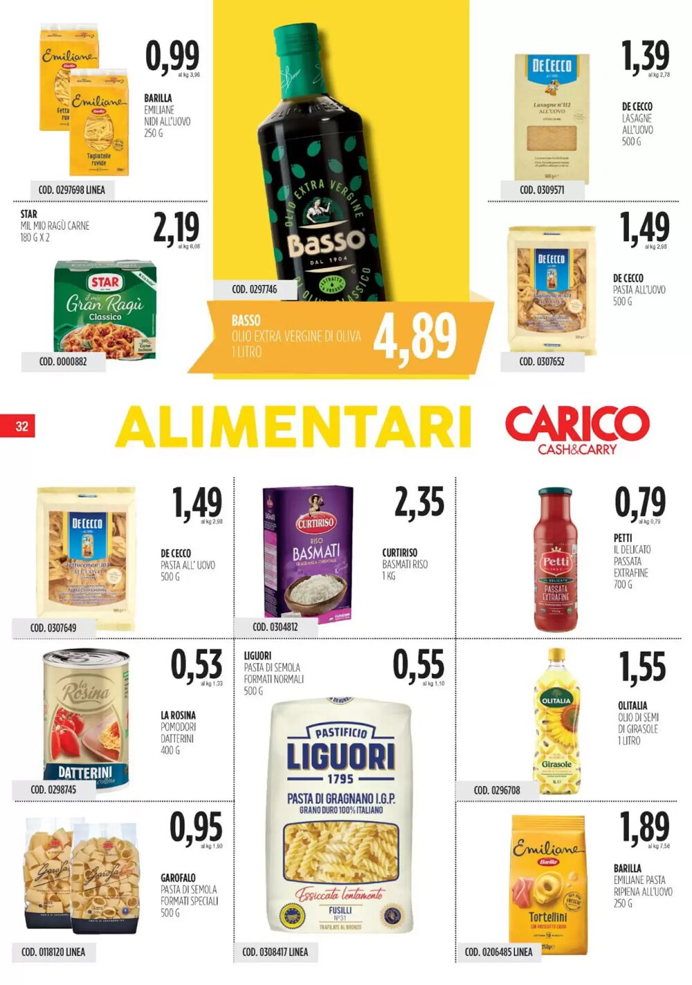 Volantino promozionale Carico Cash & Carry valide dal 15/12/2026 - Pagina 32.