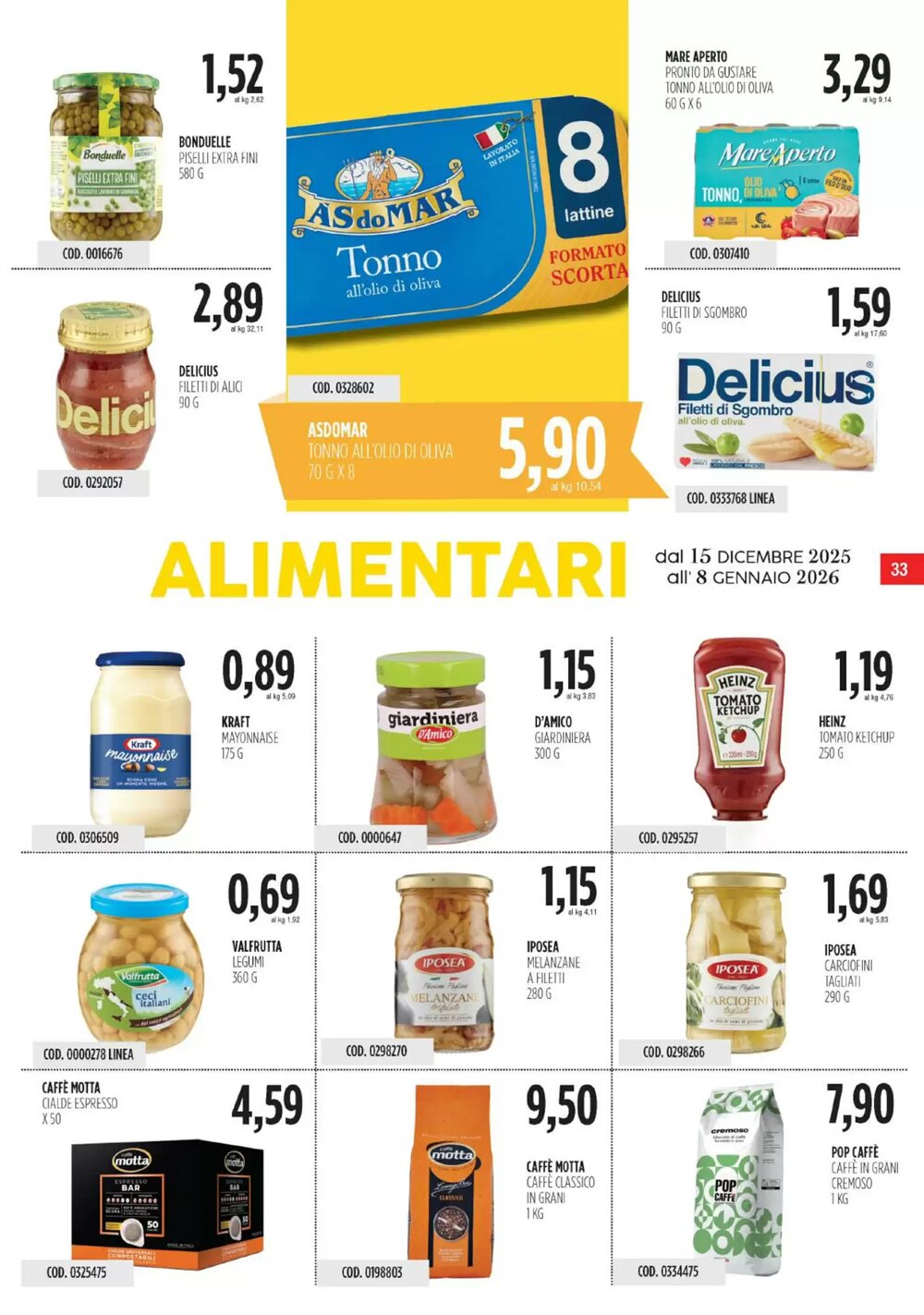 Volantino promozionale Carico Cash & Carry valide dal 15/12/2026 - Pagina 33.