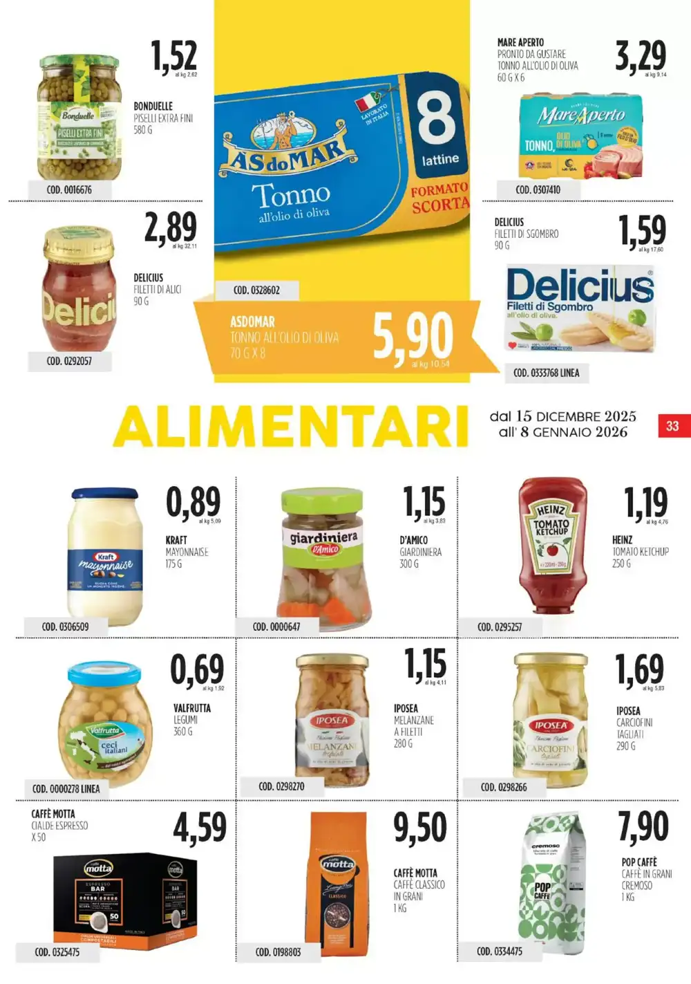 Volantino promozionale Carico Cash & Carry  valide dal 15/12/2026 - Pagina 33.