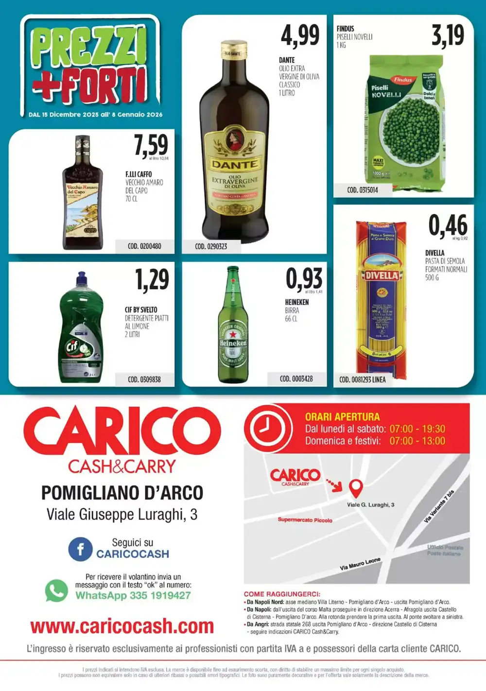 Volantino promozionale Carico Cash & Carry  valide dal 15/12/2026 - Pagina 40.