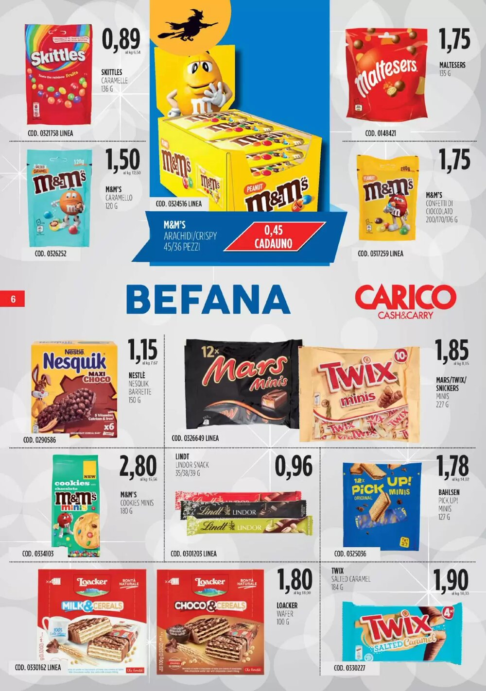 Volantino promozionale Carico Cash & Carry  valide dal 15/12/2026 - Pagina 6.