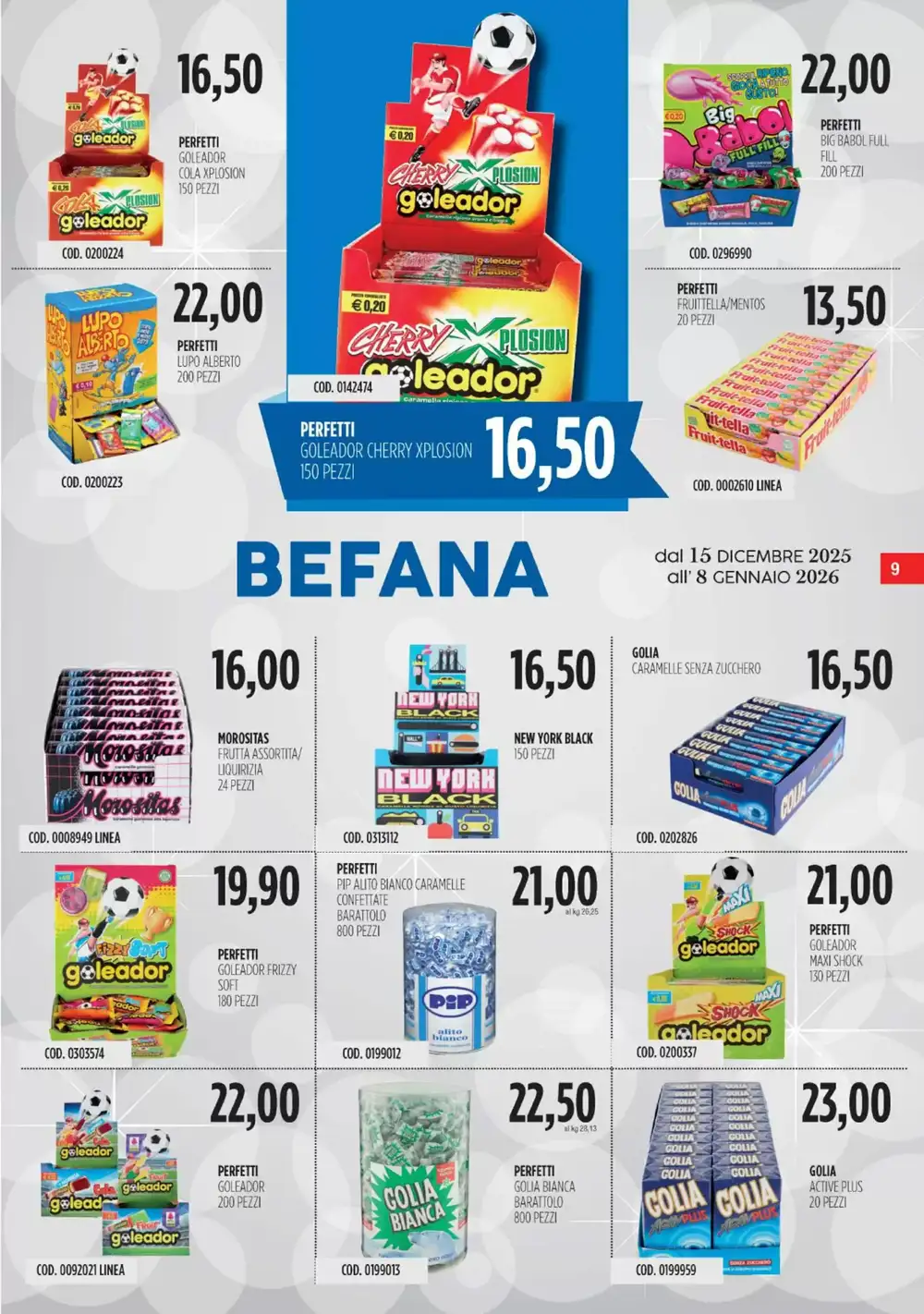 Volantino promozionale Carico Cash & Carry  valide dal 15/12/2026 - Pagina 9.