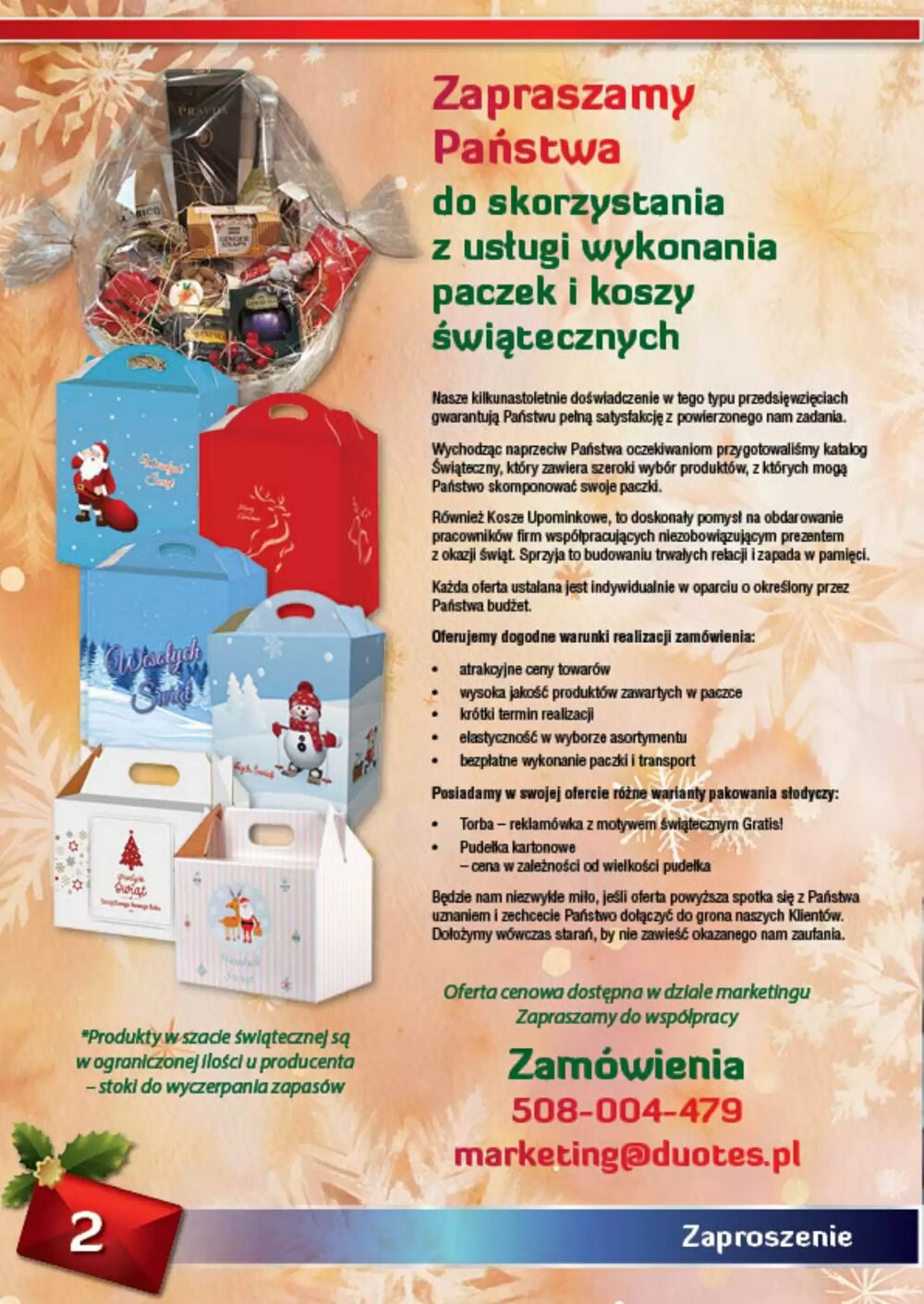 Gazetka promocyjna DUO-TES  ważna od 01.11.2025 - Strona 2.