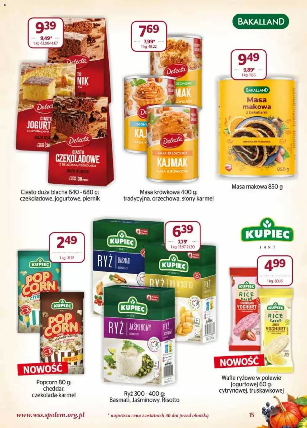 Gazetka promocyjna Społem  ważna od 01.11.2025 - Strona 15.