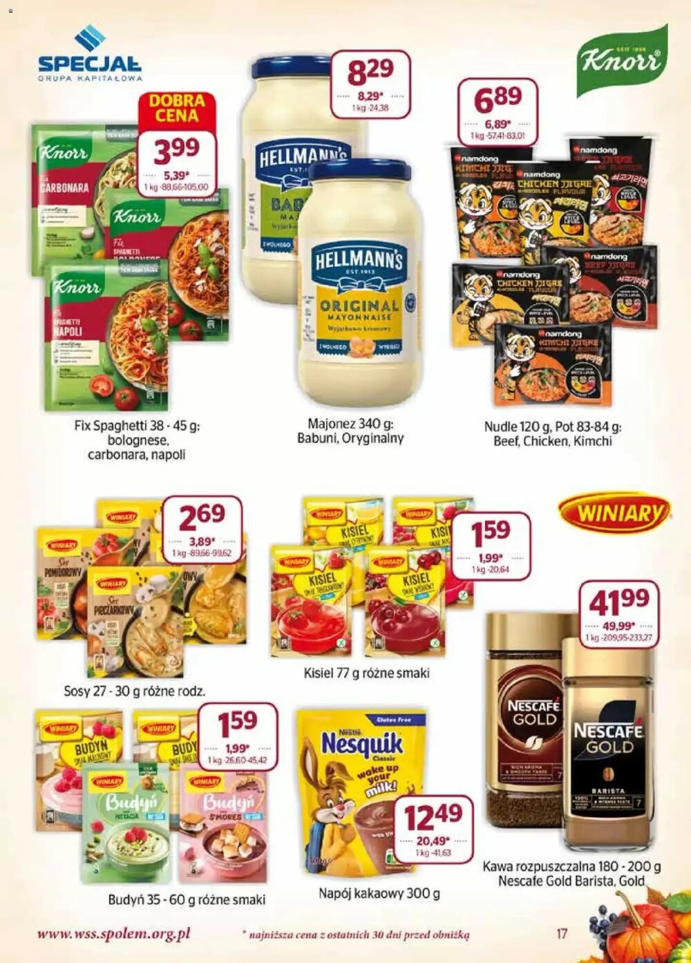 Gazetka promocyjna Społem  ważna od 01.11.2025 - Strona 17.