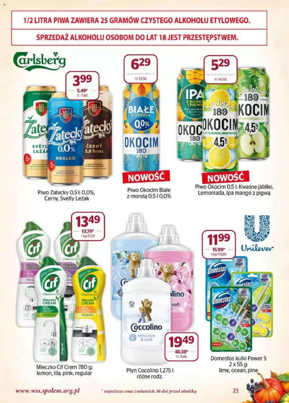 Gazetka promocyjna Społem  ważna od 01.11.2025 - Strona 23.