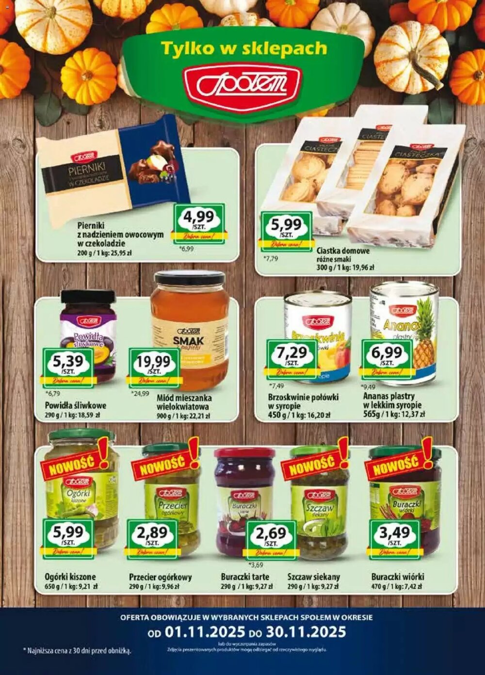 Gazetka promocyjna Społem  ważna od 01.11.2025 - Strona 8.