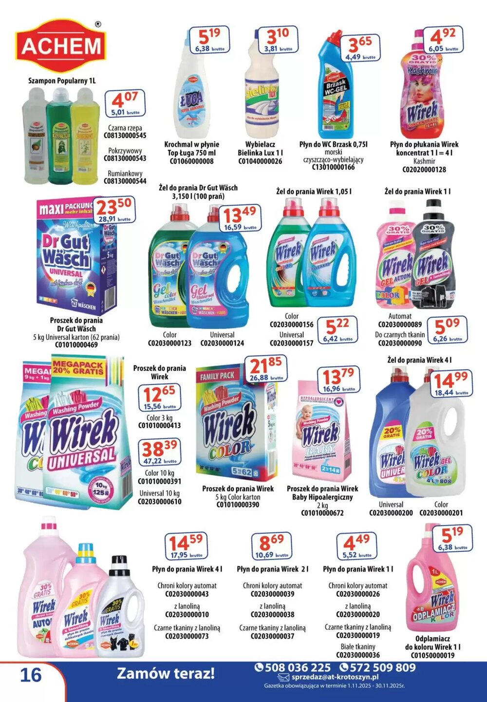 Gazetka promocyjna AT  ważna od 01.11.2025 - Strona 16.