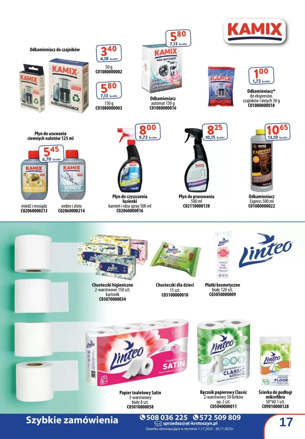 Gazetka promocyjna AT  ważna od 01.11.2025 - Strona 17.