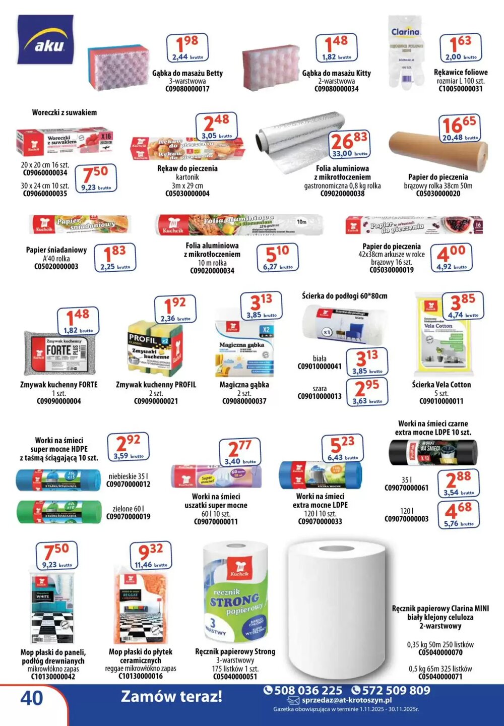 Gazetka promocyjna AT  ważna od 01.11.2025 - Strona 40.