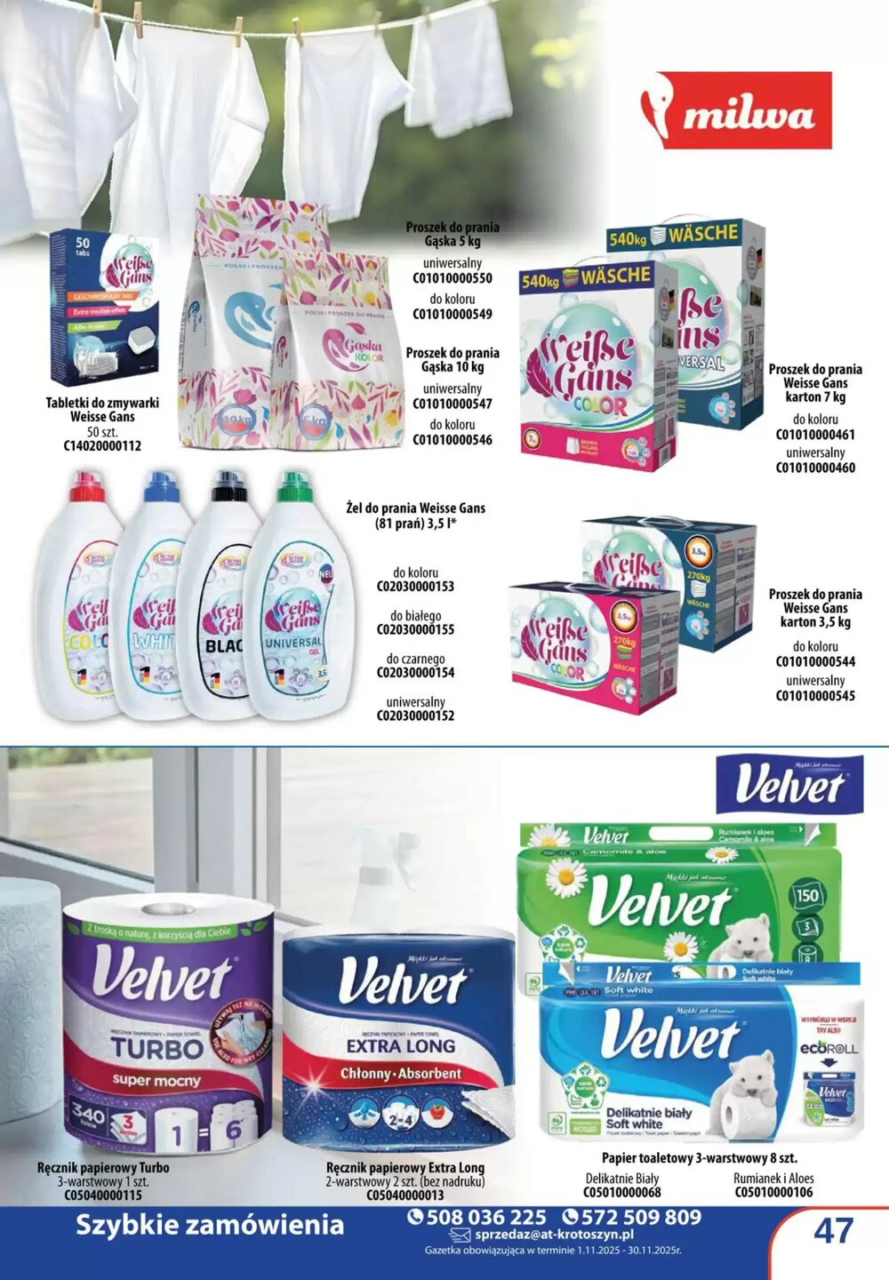 Gazetka promocyjna AT  ważna od 01.11.2025 - Strona 47.