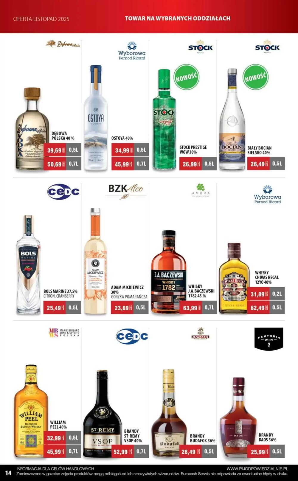 Gazetka promocyjna Eurocash  ważna od 01.11.2025 - Strona 14.