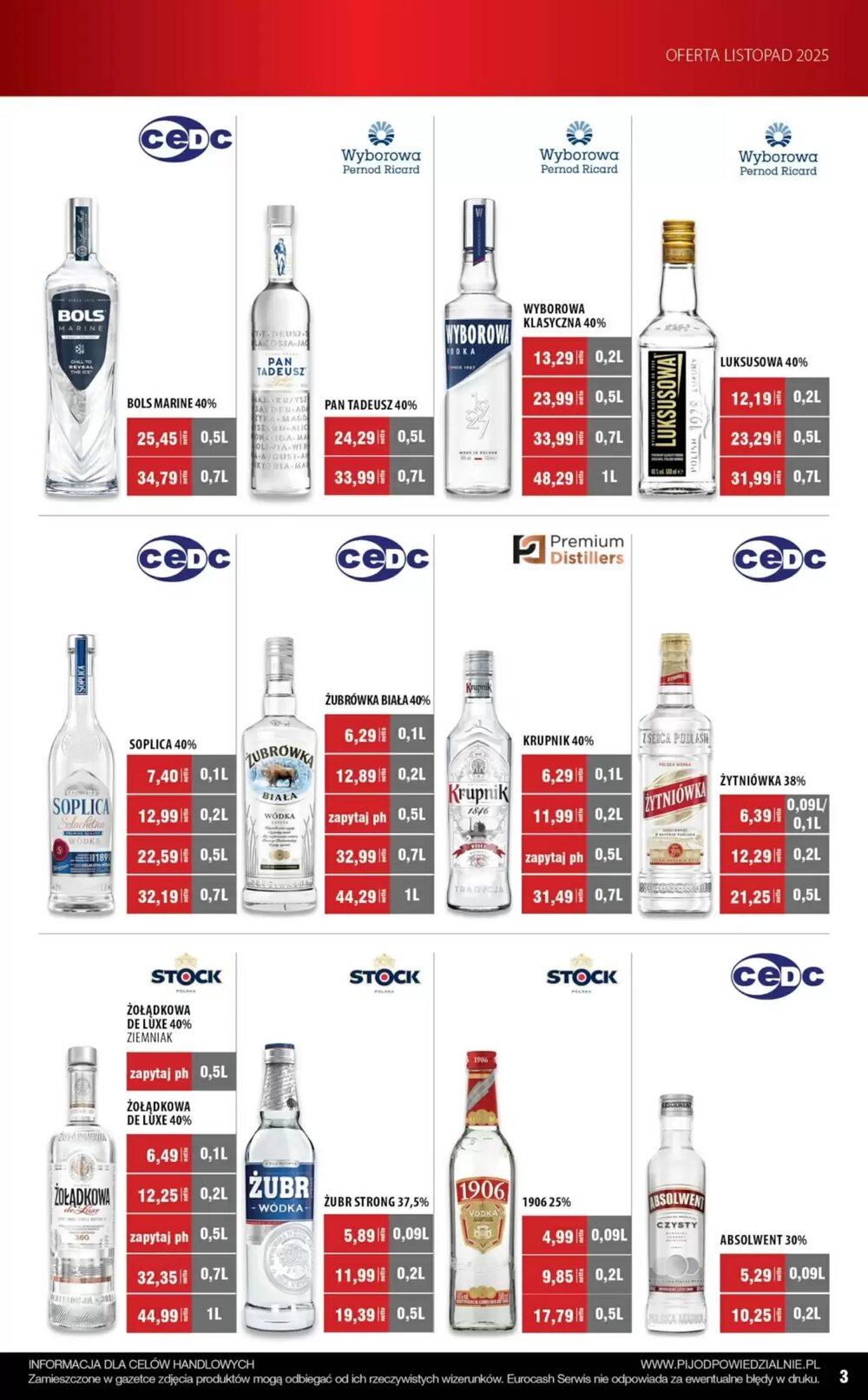 Gazetka promocyjna Eurocash  ważna od 01.11.2025 - Strona 3.