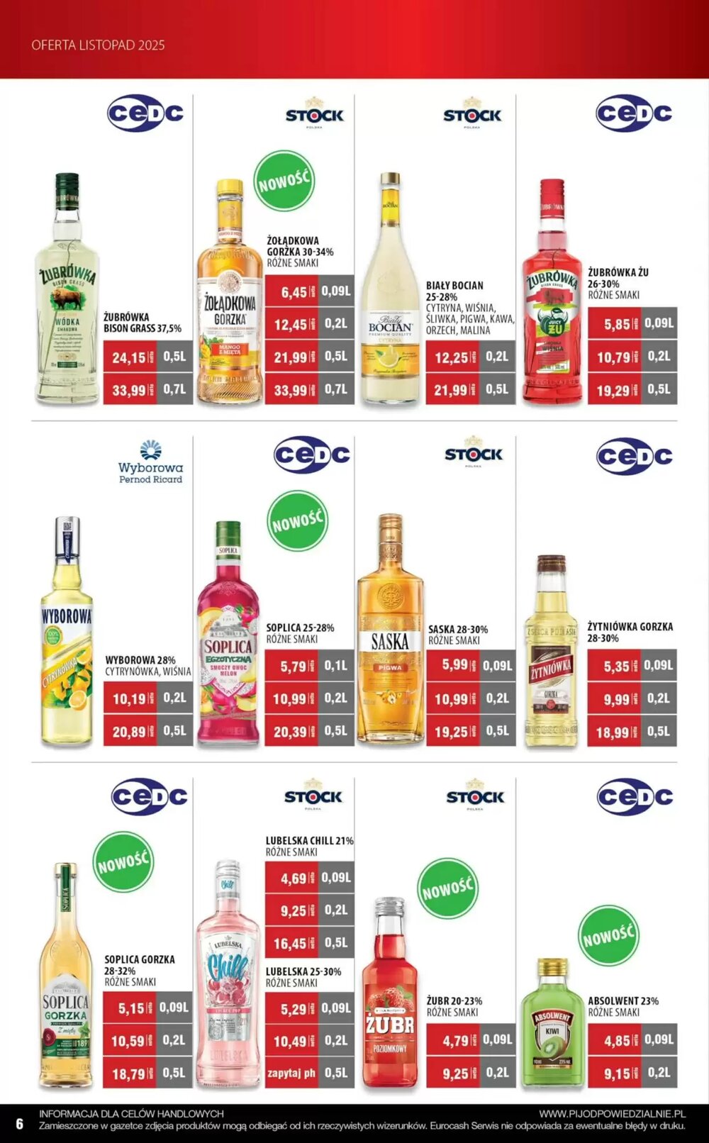 Gazetka promocyjna Eurocash  ważna od 01.11.2025 - Strona 6.