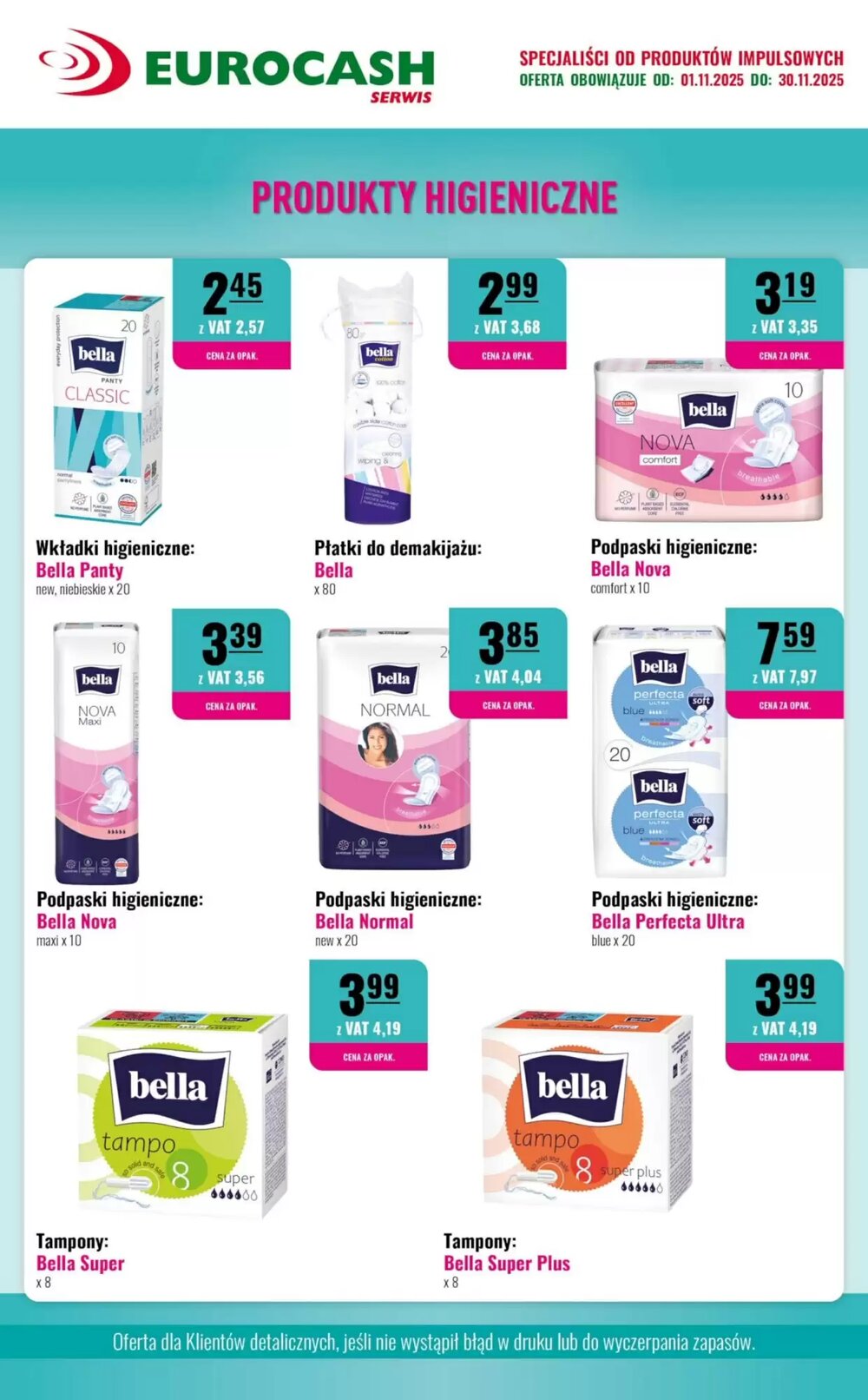 Gazetka promocyjna Eurocash  ważna od 01.11.2025 - Strona 4.