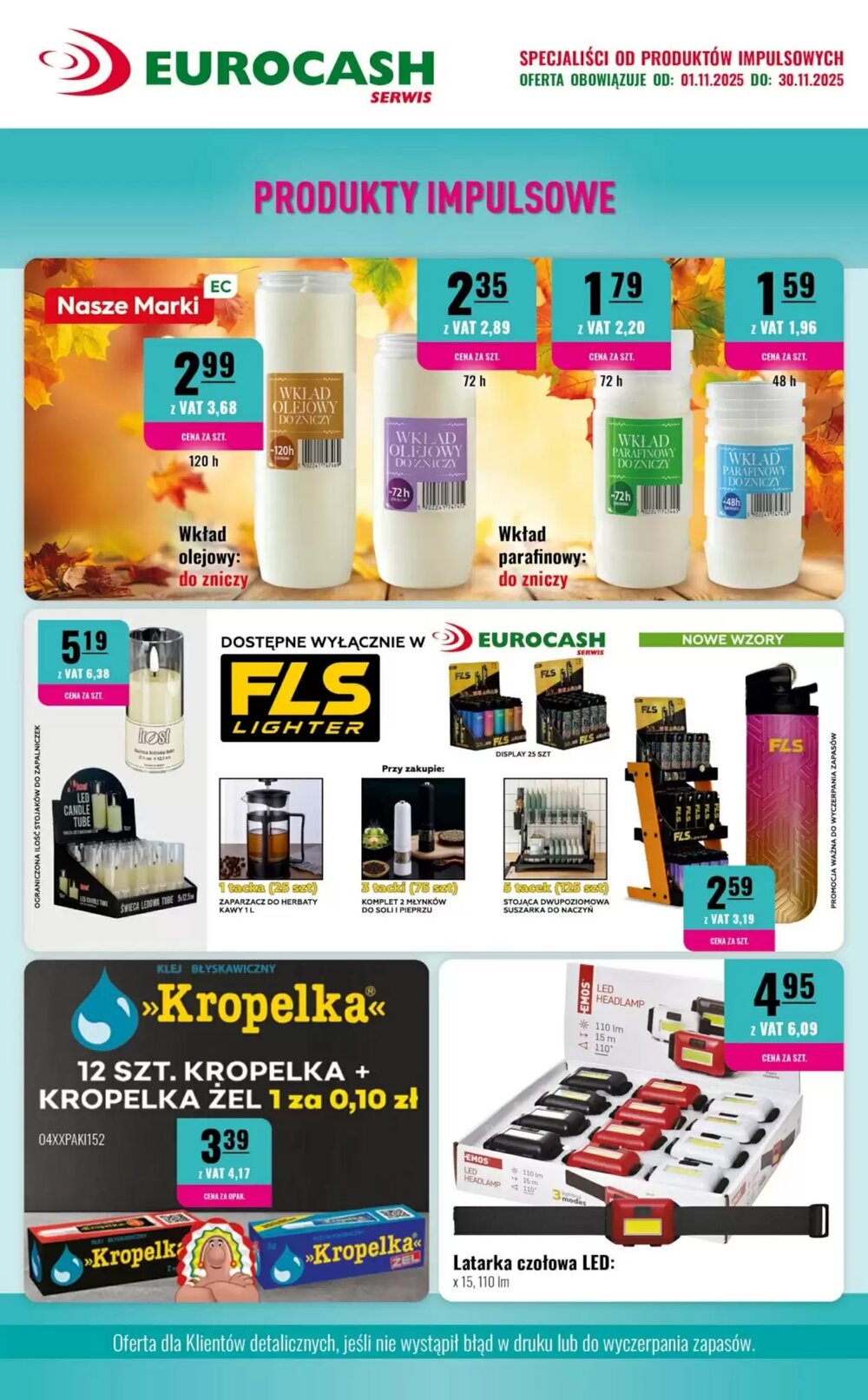 Gazetka promocyjna Eurocash  ważna od 01.11.2025 - Strona 8.