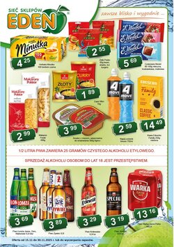 Gazetka promocyjna Eden ważna od 01.11.2025