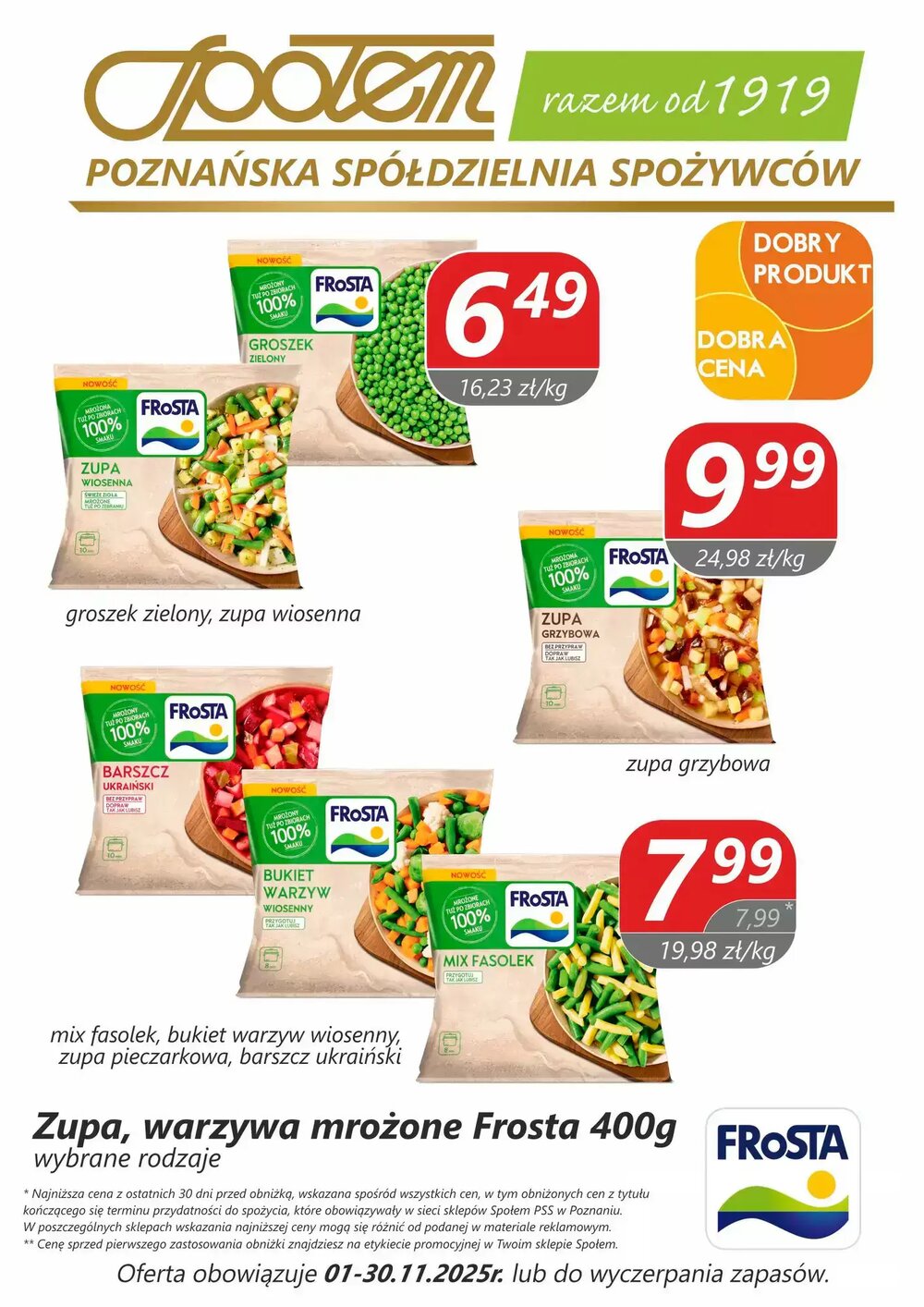 Gazetka promocyjna Społem  ważna od 03.11.2025 - Strona 1.