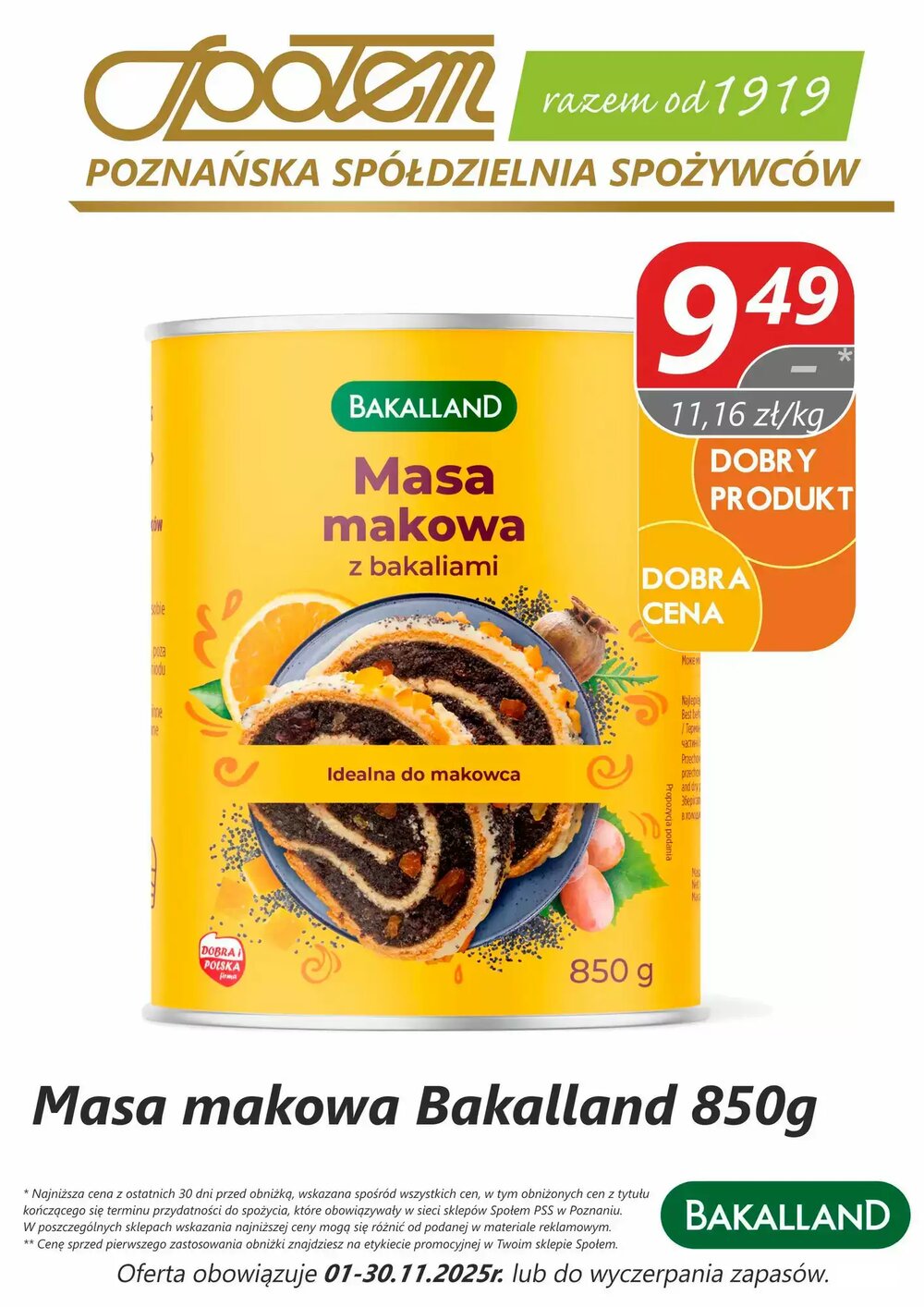 Gazetka promocyjna Społem  ważna od 03.11.2025 - Strona 7.