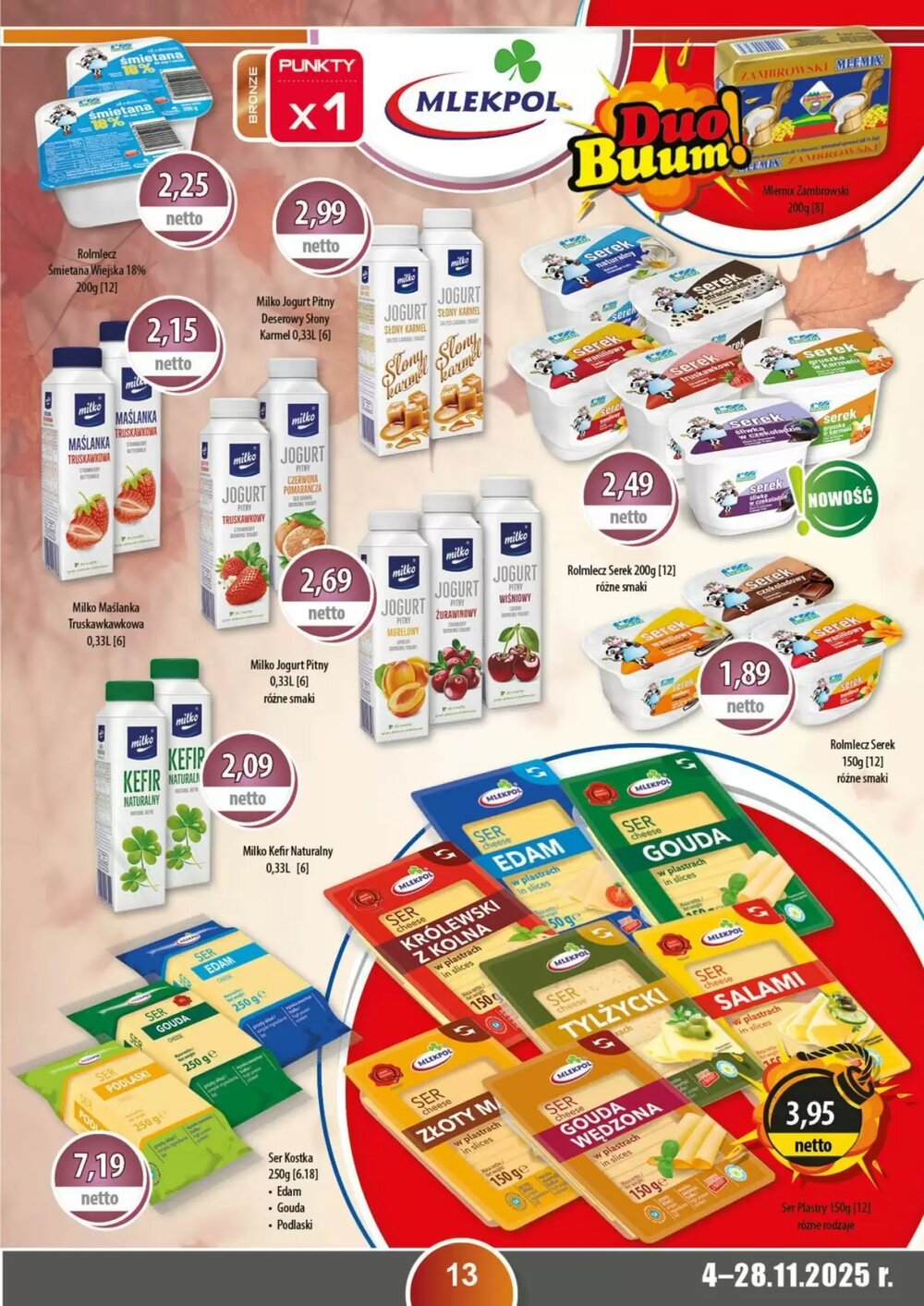 Gazetka promocyjna DUO-TES  ważna od 03.11.2025 - Strona 13.