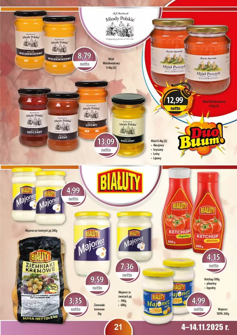 Gazetka promocyjna DUO-TES  ważna od 03.11.2025 - Strona 21.