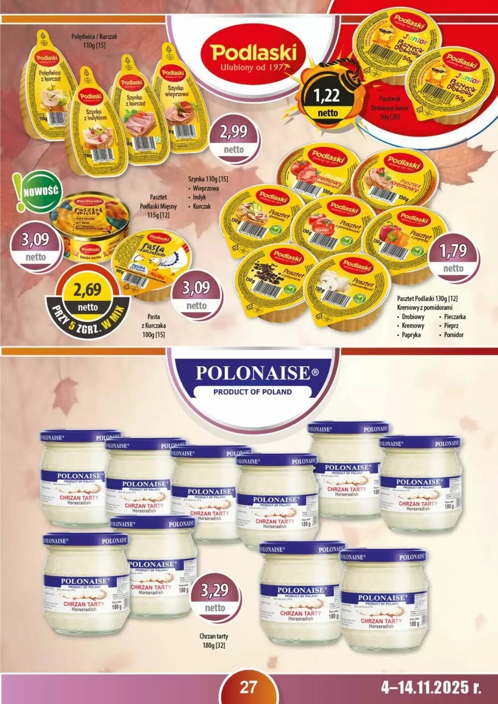 Gazetka promocyjna DUO-TES  ważna od 03.11.2025 - Strona 27.